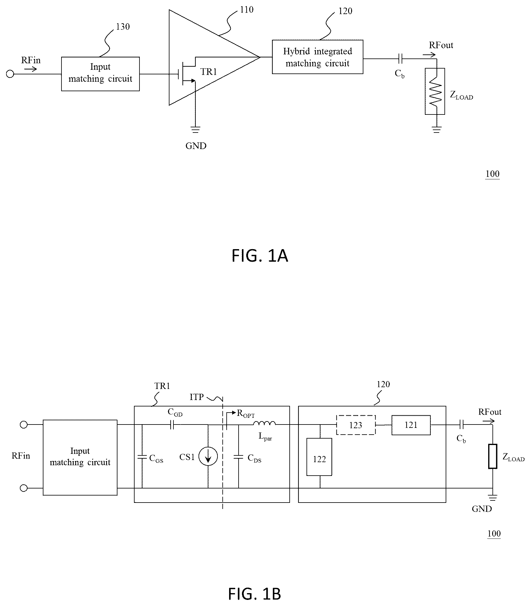 Patent US12567836 — Methods for manufacturing Doherty power amplifier — Figure 1