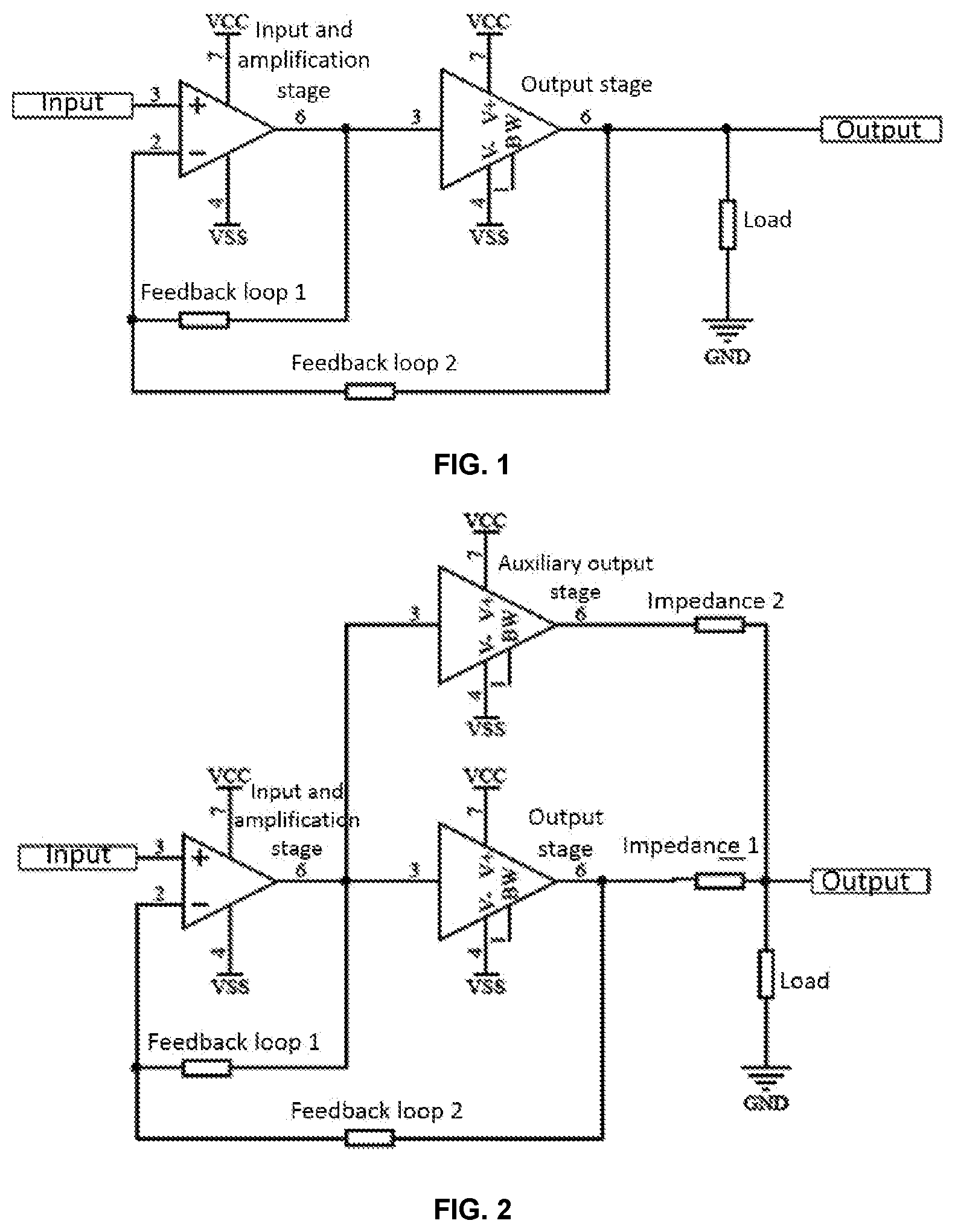 Patent US12567839 — Feedforward amplifier circuit, audio amplifier and audio playing device — Figure 1