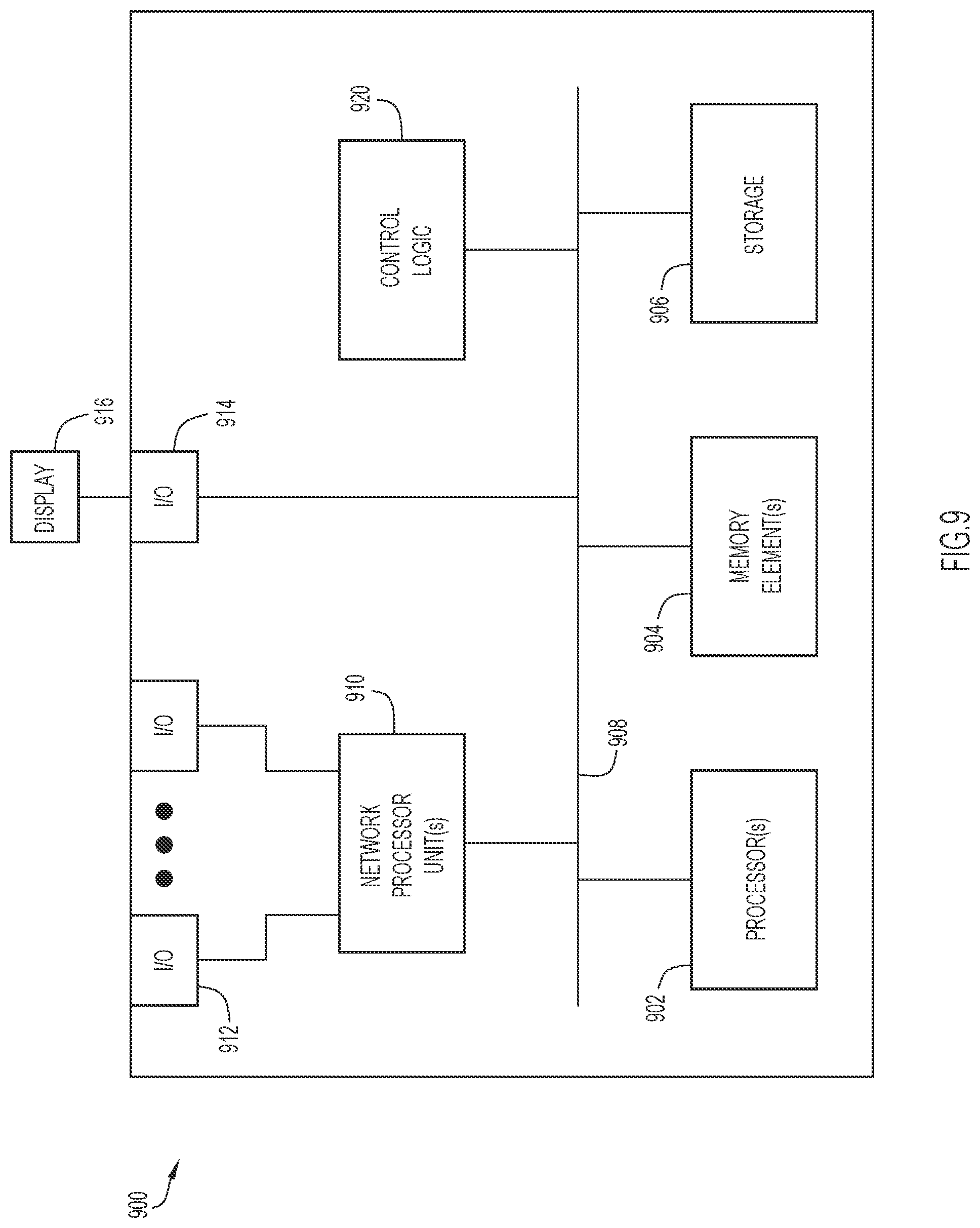 Patent US12568019 Figure 9 – Intelligent auto-prompt engine for network management