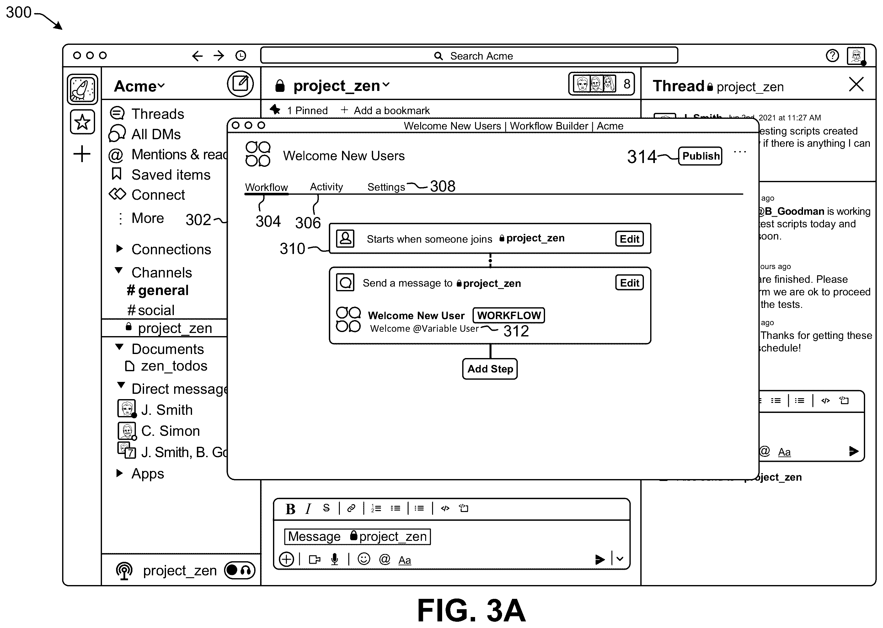 Patent US12568059 Figure 6 – Updating communications with machine learning and platform context