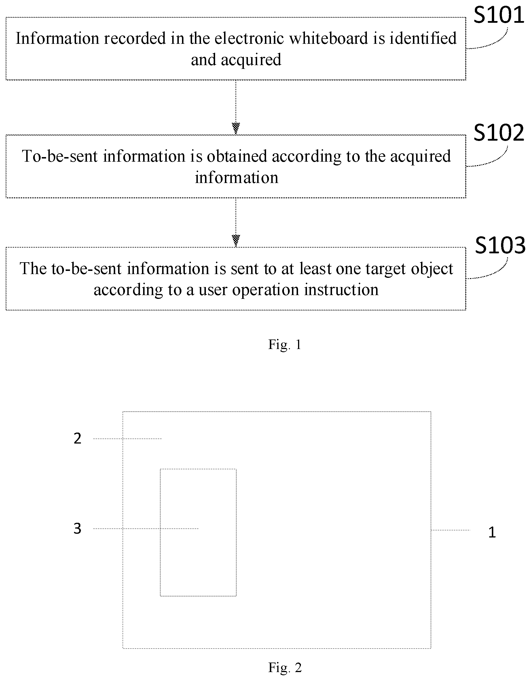 Patent US12568129 Figure 1 – Interaction method for terminal, and electronic whiteboard and non-transitory computer-readable storage medium