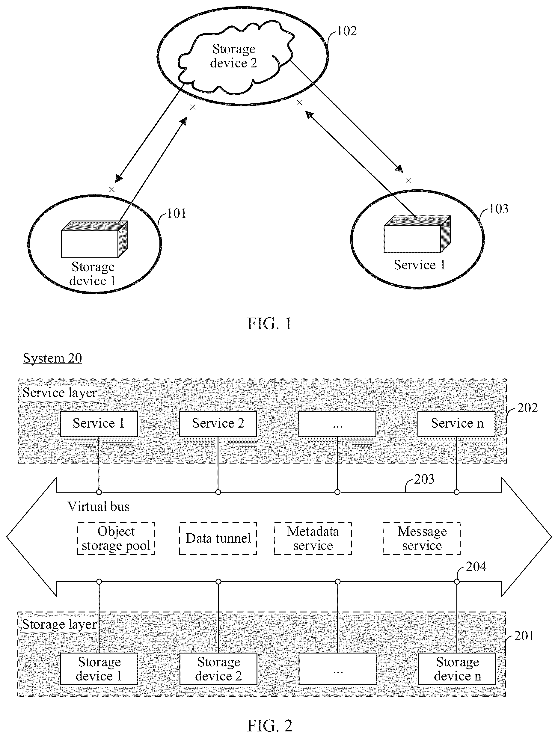 Patent US12568140 — Using virtual bus to form virtual network — Figure 1