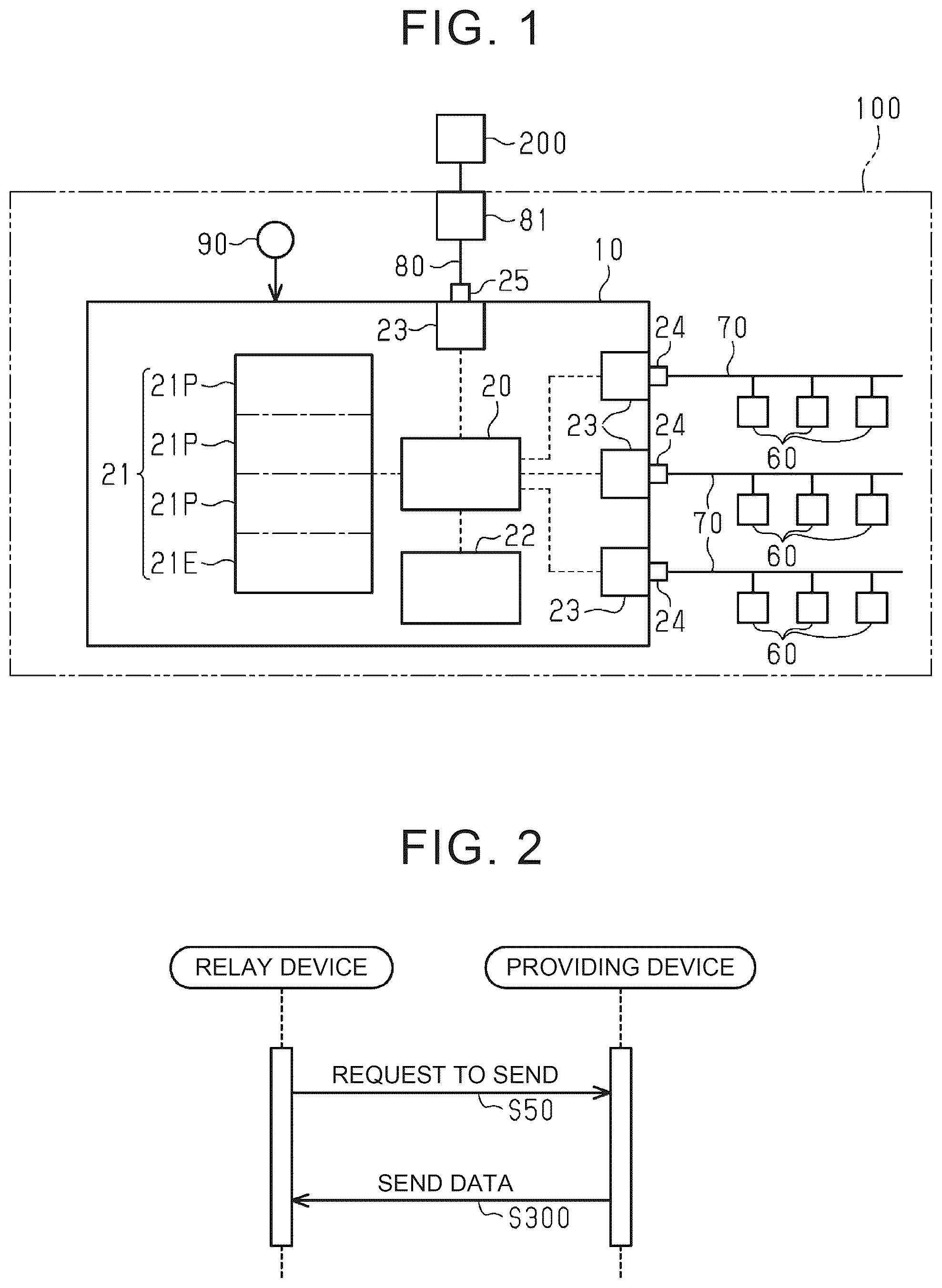 Patent US12568146 Figure 1 – Data relay device for vehicle