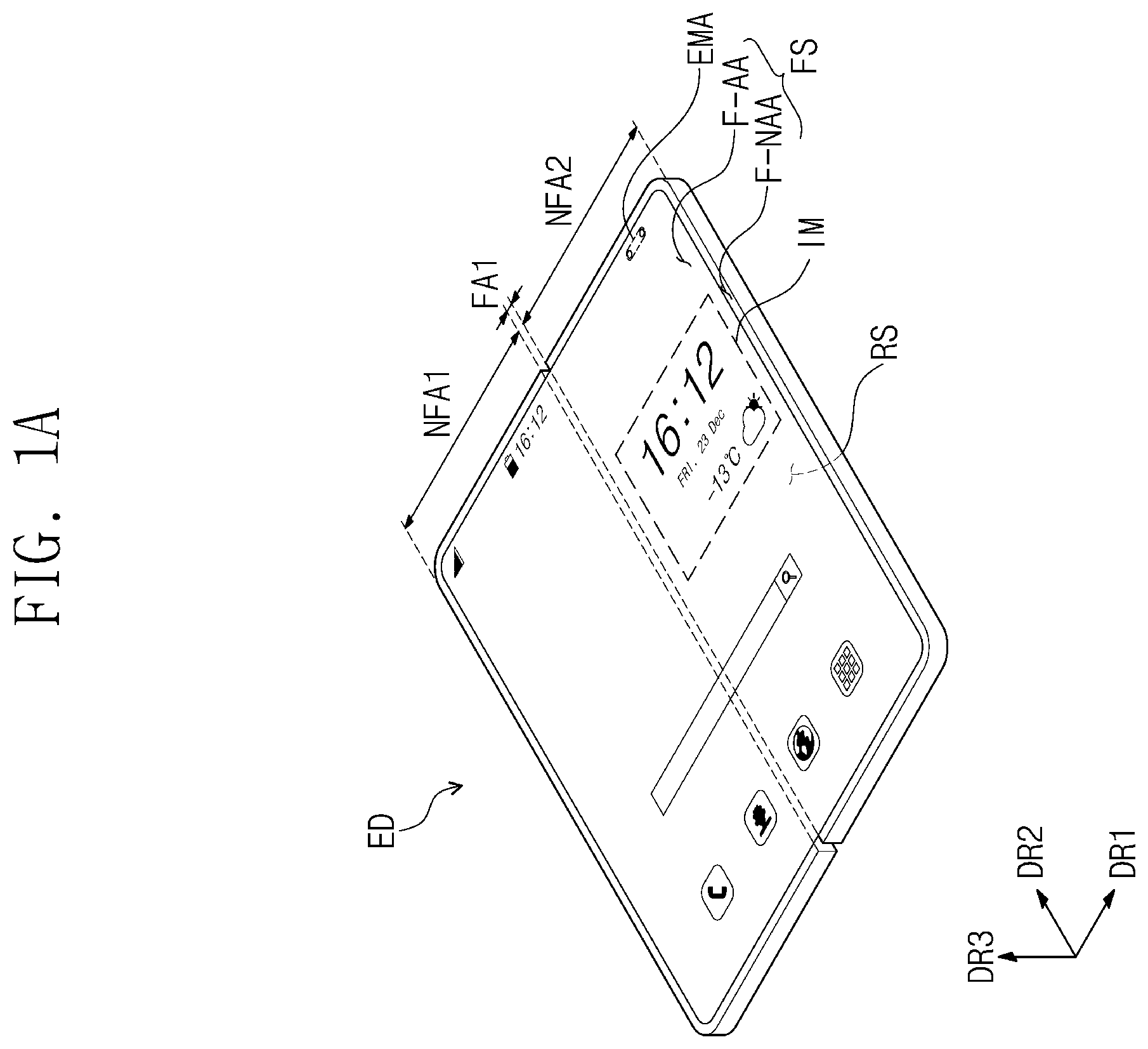 Patent US12568161 — Display device — Figure 1