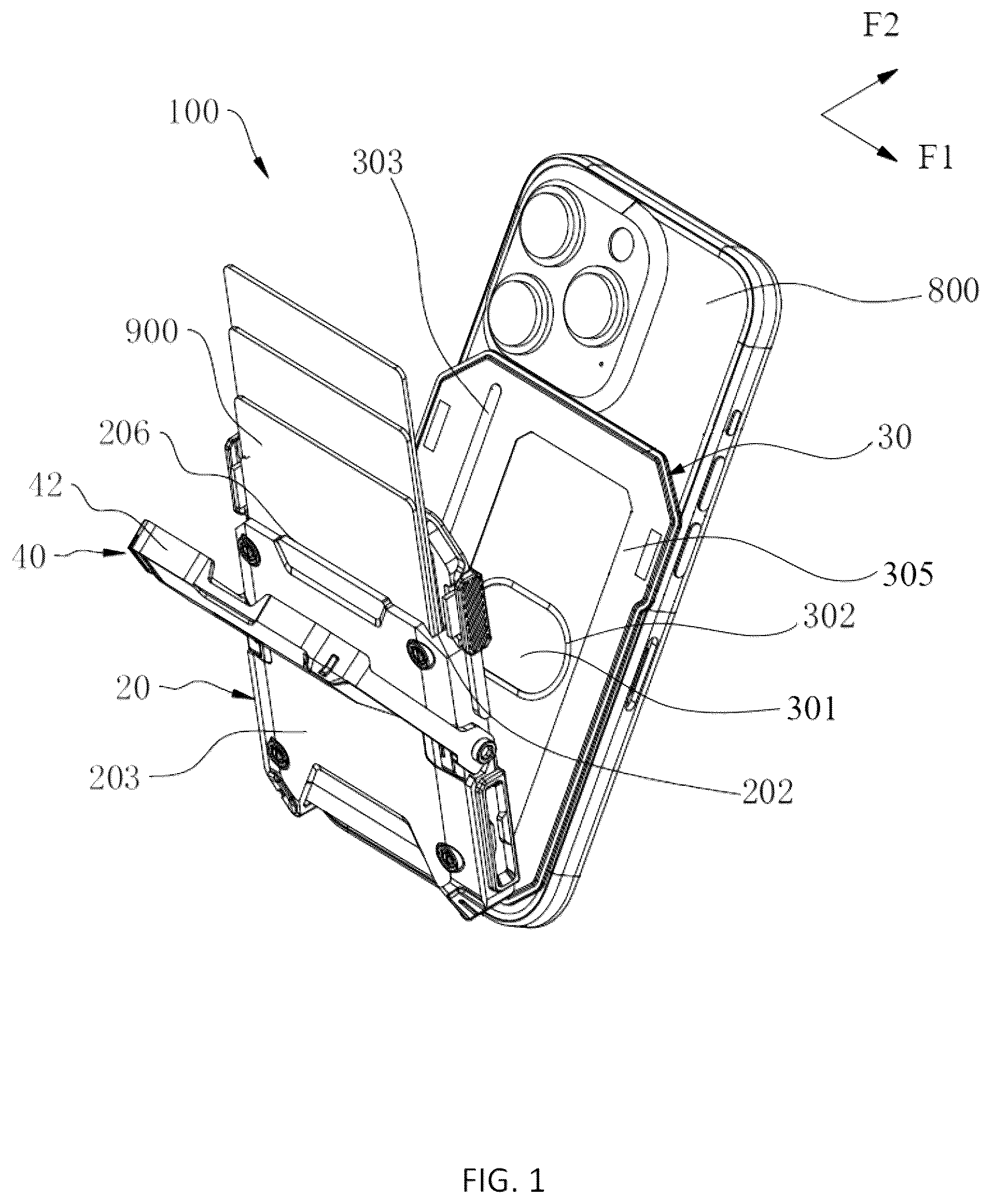 Patent US12568164 — Stand for mobile terminal — Figure 1