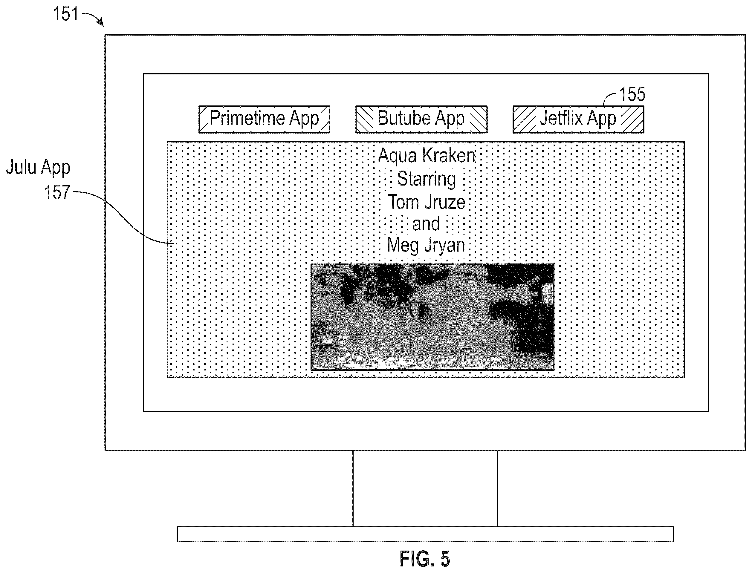 Patent US12568261 Figure 5 – User cold start media recommendation generation and external provider content play