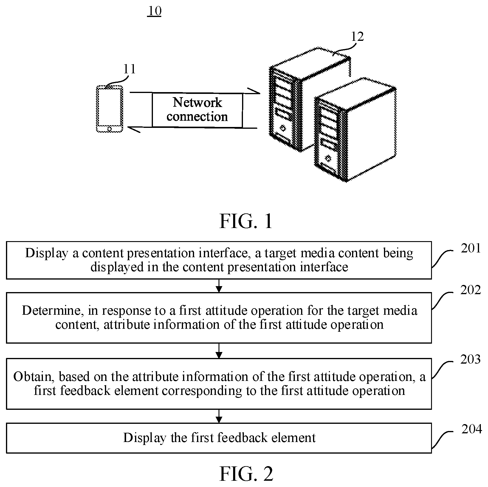 Patent US12568270 — Element display method and apparatus, element selection method and apparatus, device, and storage medium — Figure 1