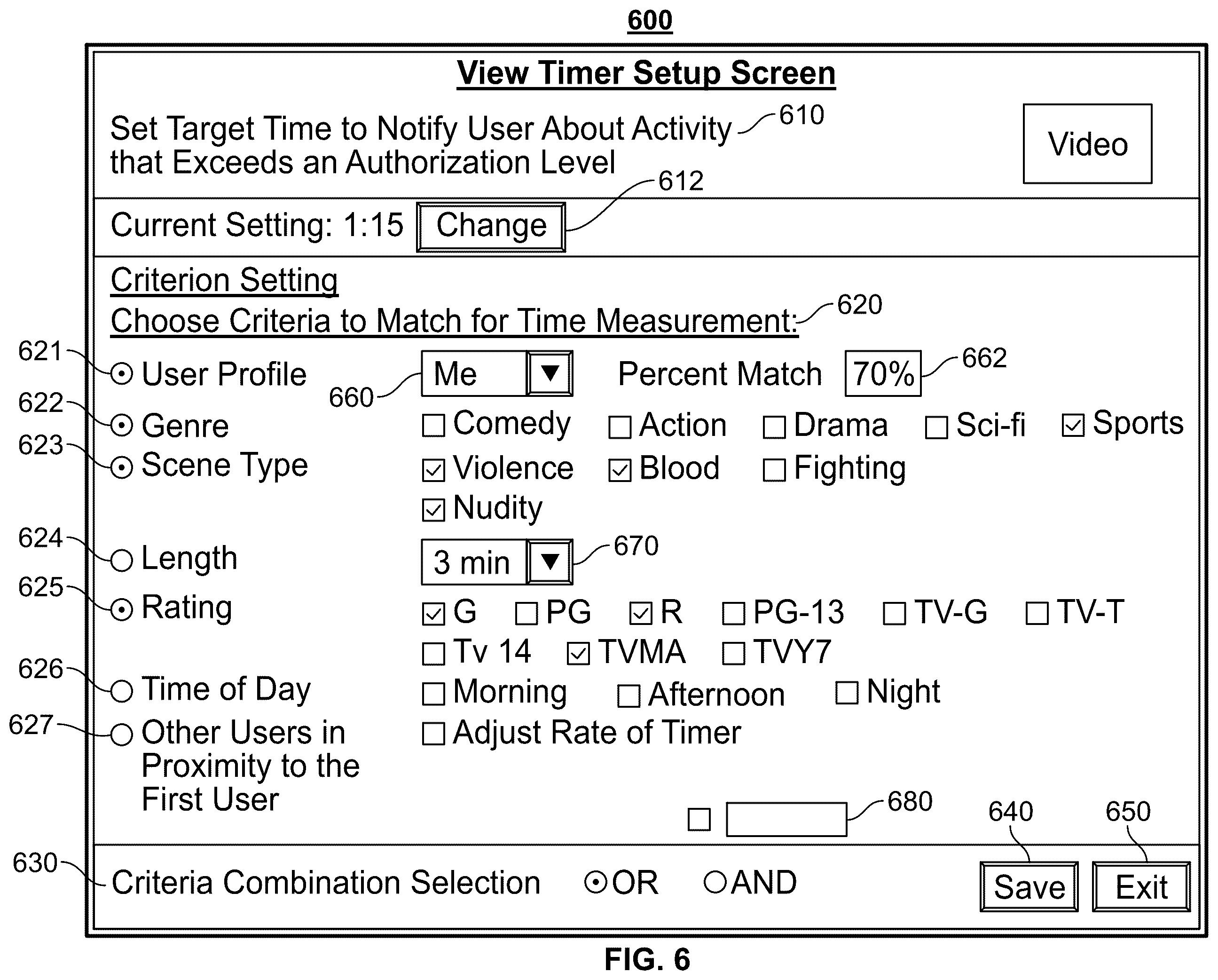 Patent US12568276 Figure 4 – Systems and methods for notifying a user when activity exceeds an authorization level