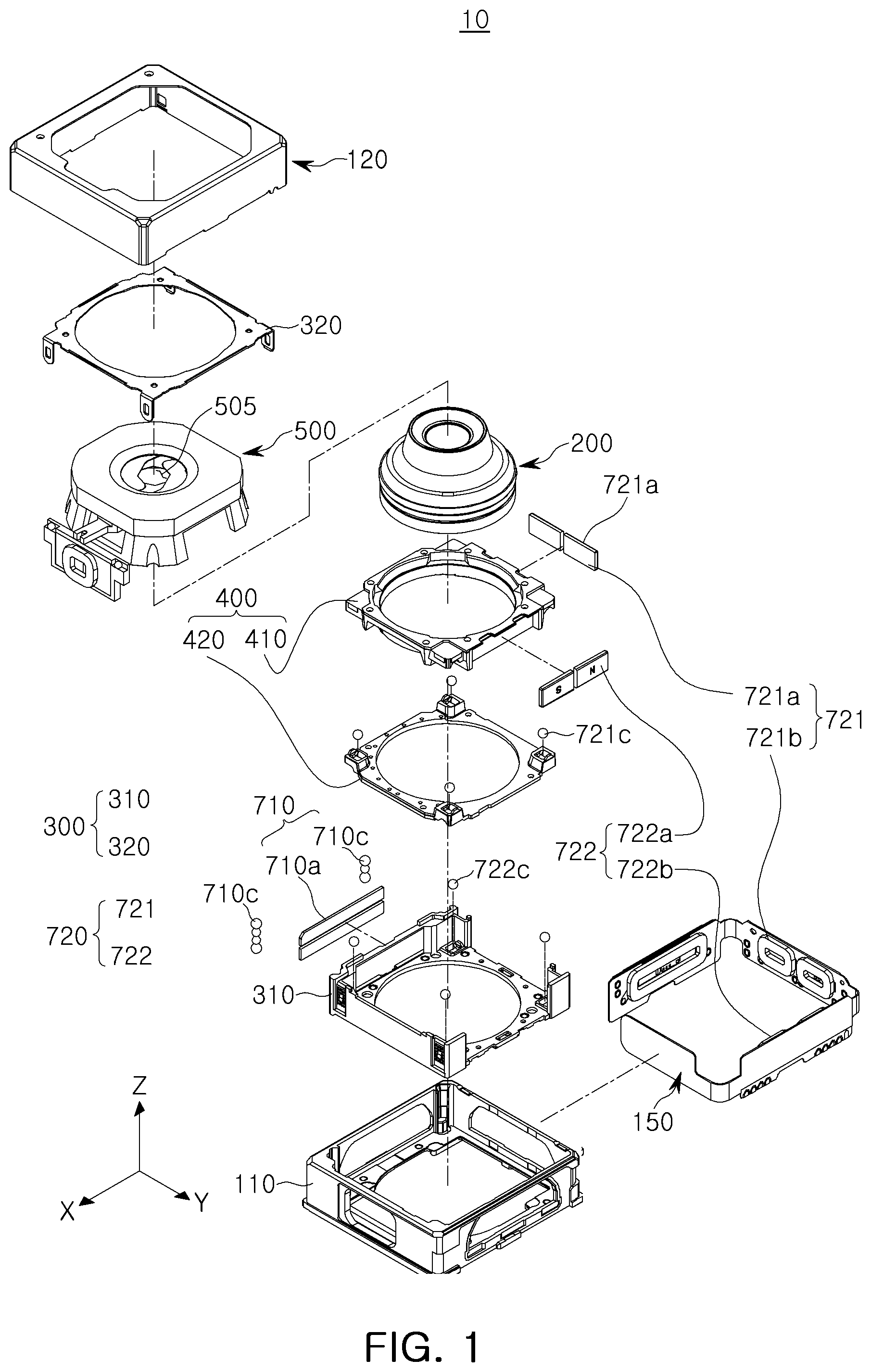 Patent US12568294 — Camera module — Figure 1