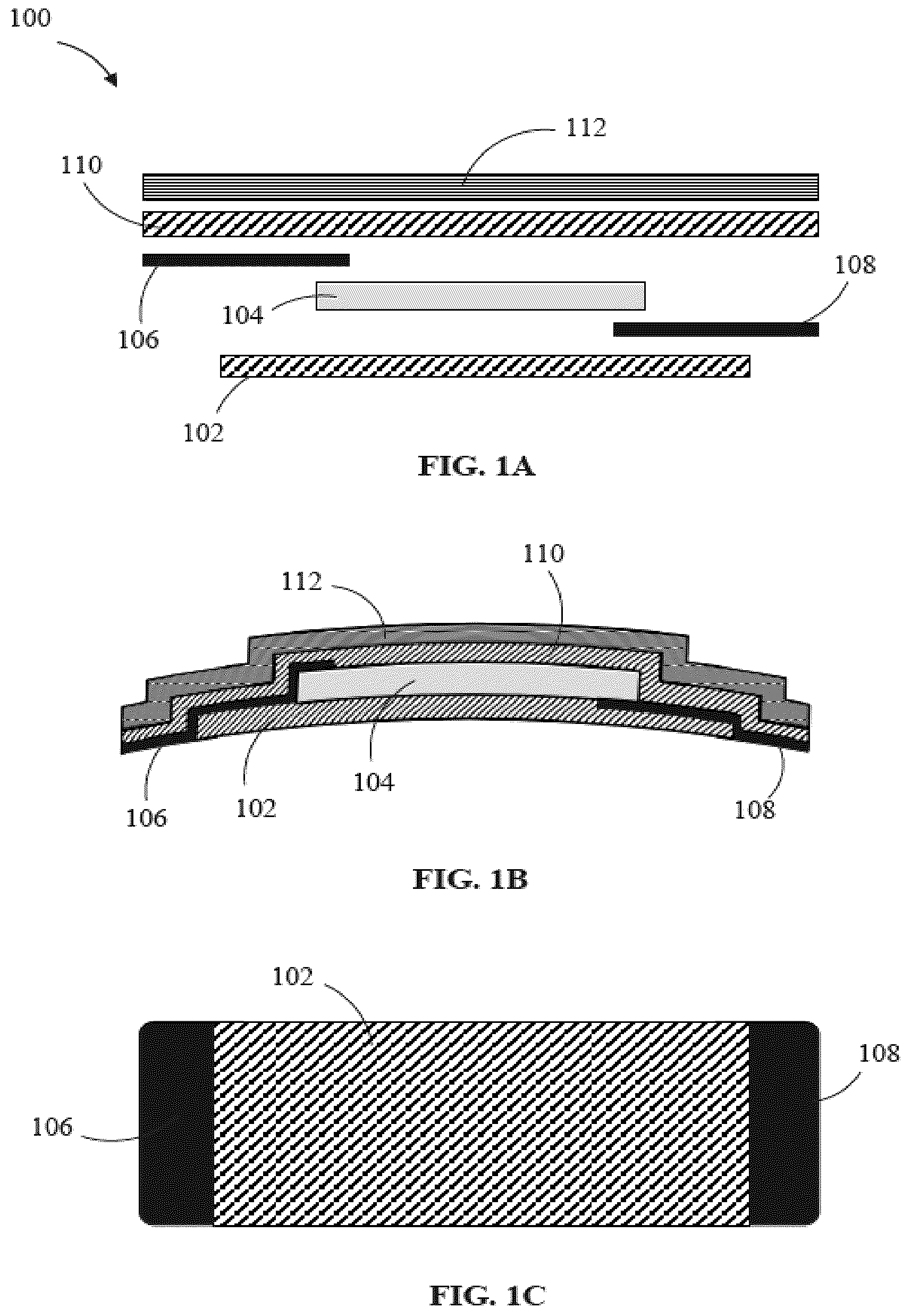 Patent US12568338 Figure 1 – Piezoelectric transducer providing haptic feedback