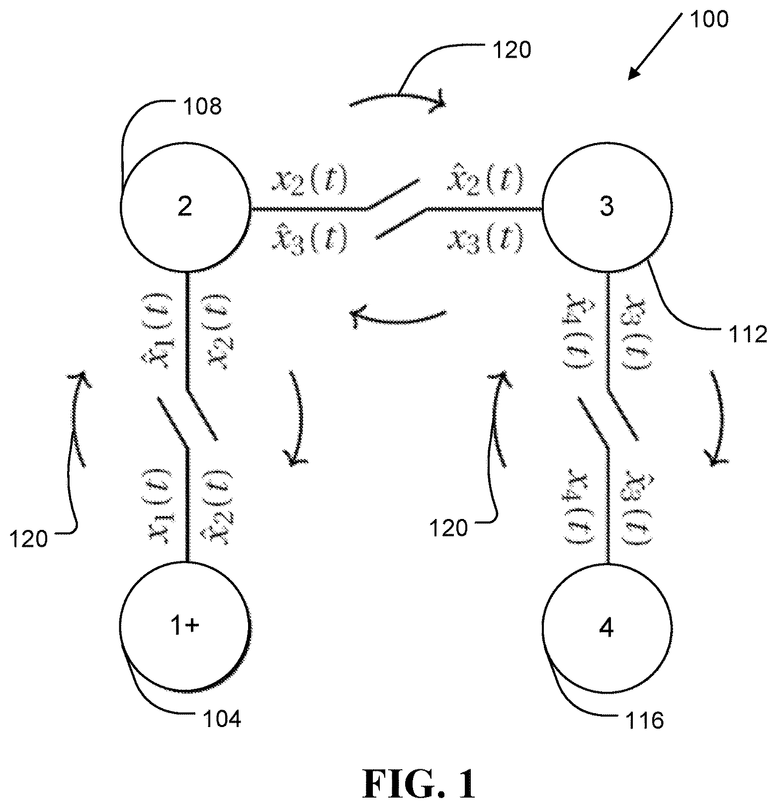 Patent US12568349 — Norm-free event triggered information exchange for distributed control of multiagent systems — Figure 1