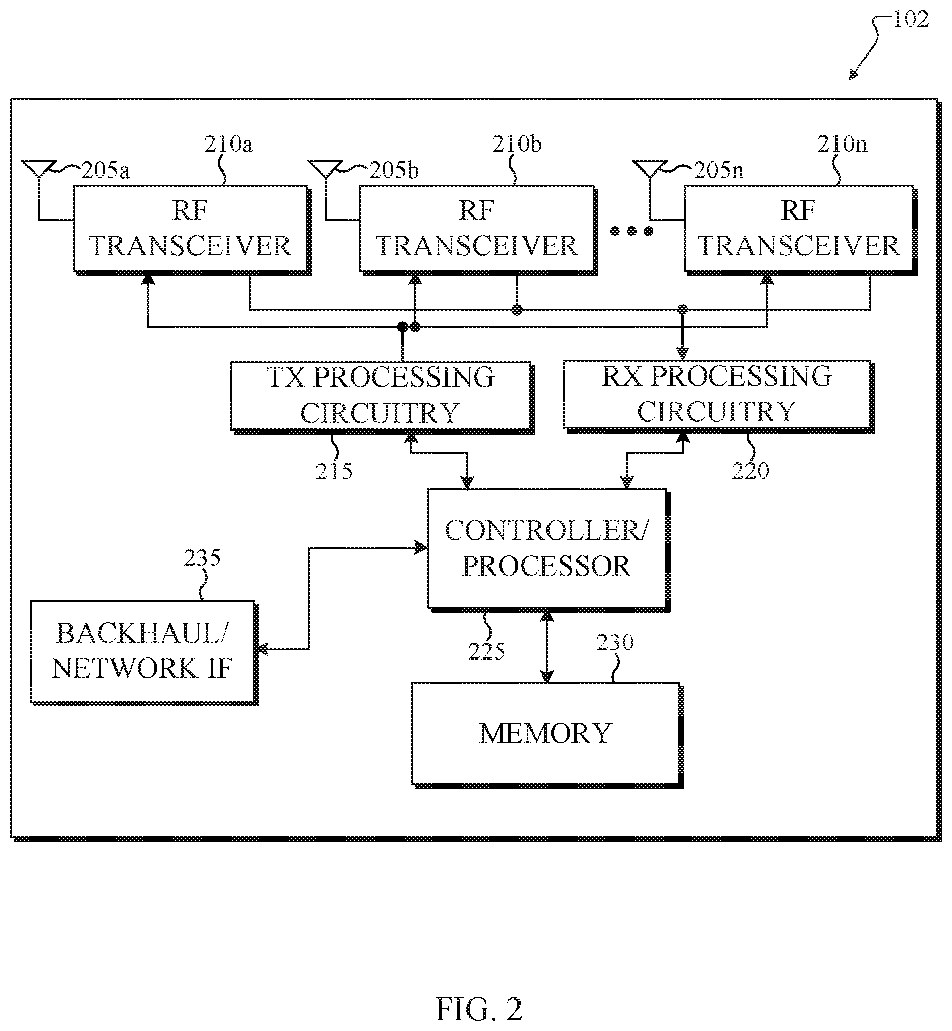 Patent US12568456 Figure 2 – Uplink transmission timing in non-terrestrial networks