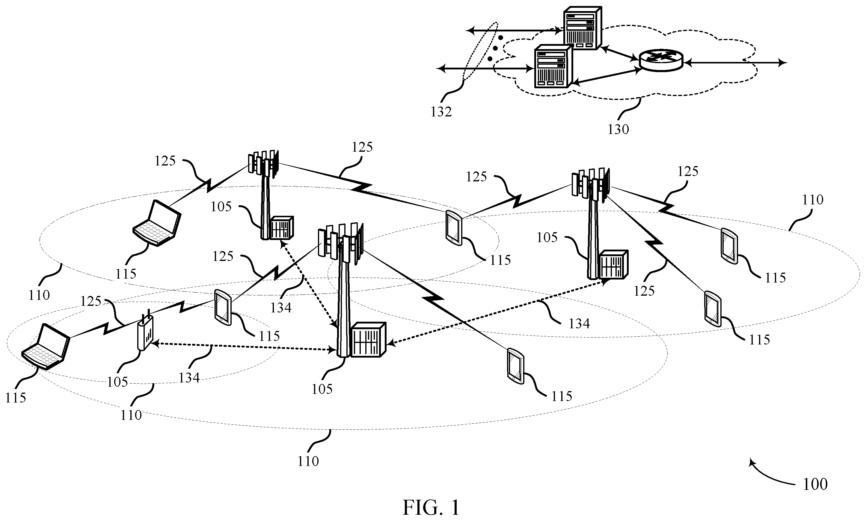 Patent US12568525 Figure 1 – Message 2 of a two-step random access procedure and coexistence with four-step random access procedure