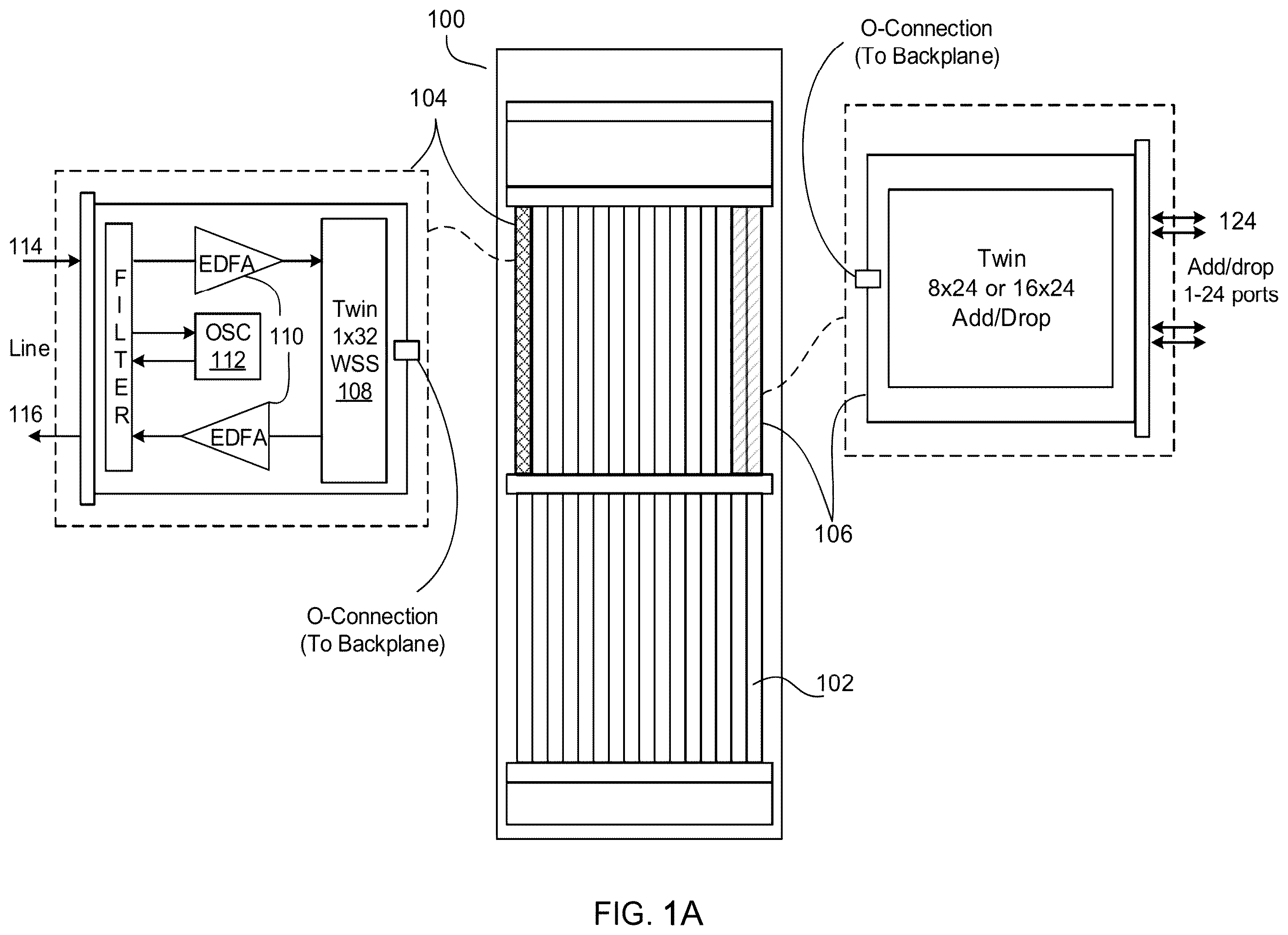 Patent US12568543 — Connection management method for high degree optical cross-connect cluster node — Figure 1