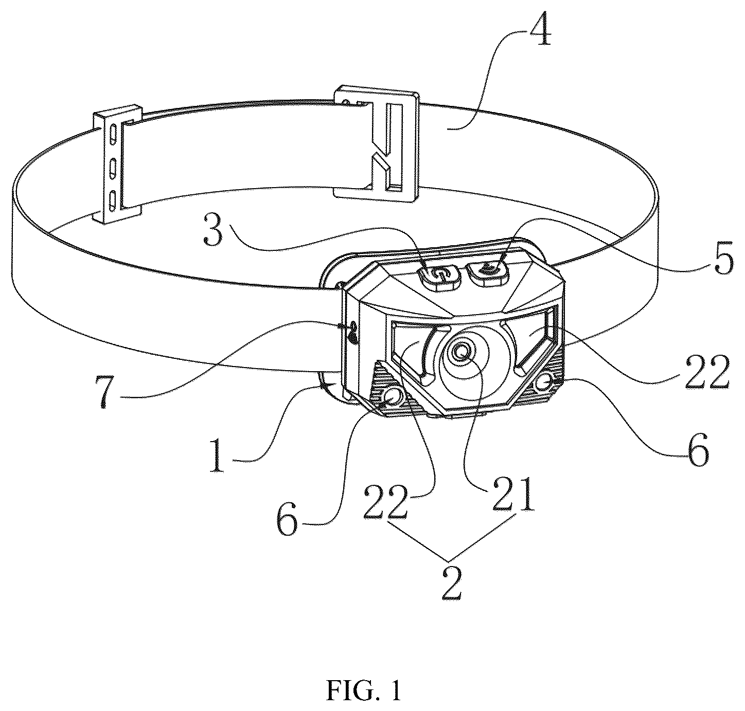 Patent US12568567 — Headlamp — Figure 1