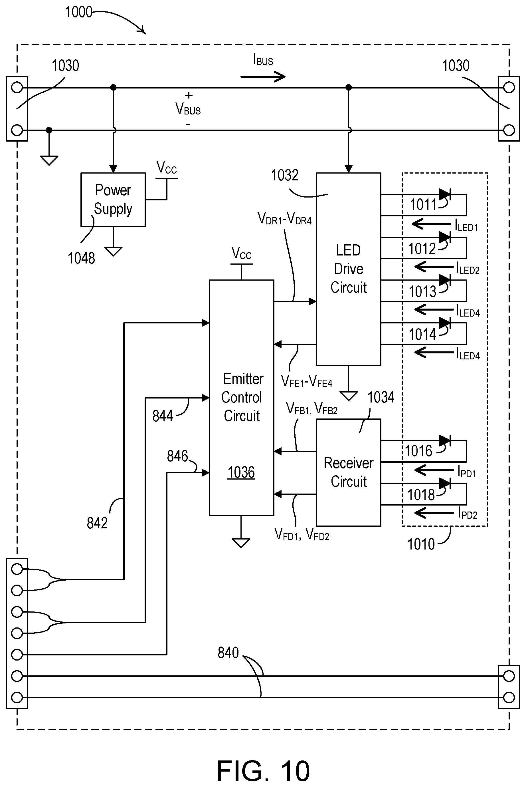 Patent US12568569 Figure 10 – Method of generating a bus voltage for powering lighting devices