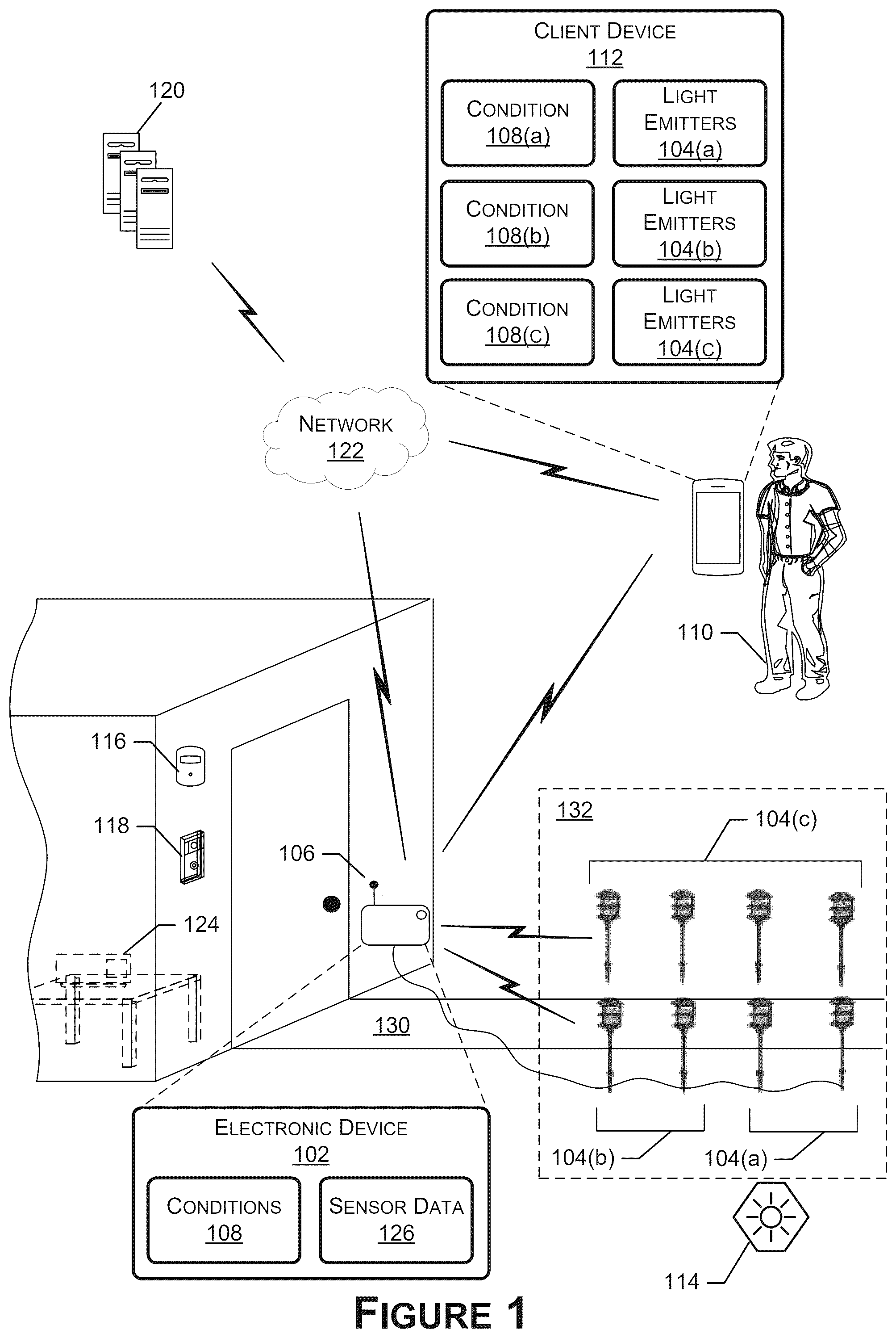 Patent US12568570 — Electronic devices for controlling lights — Figure 1