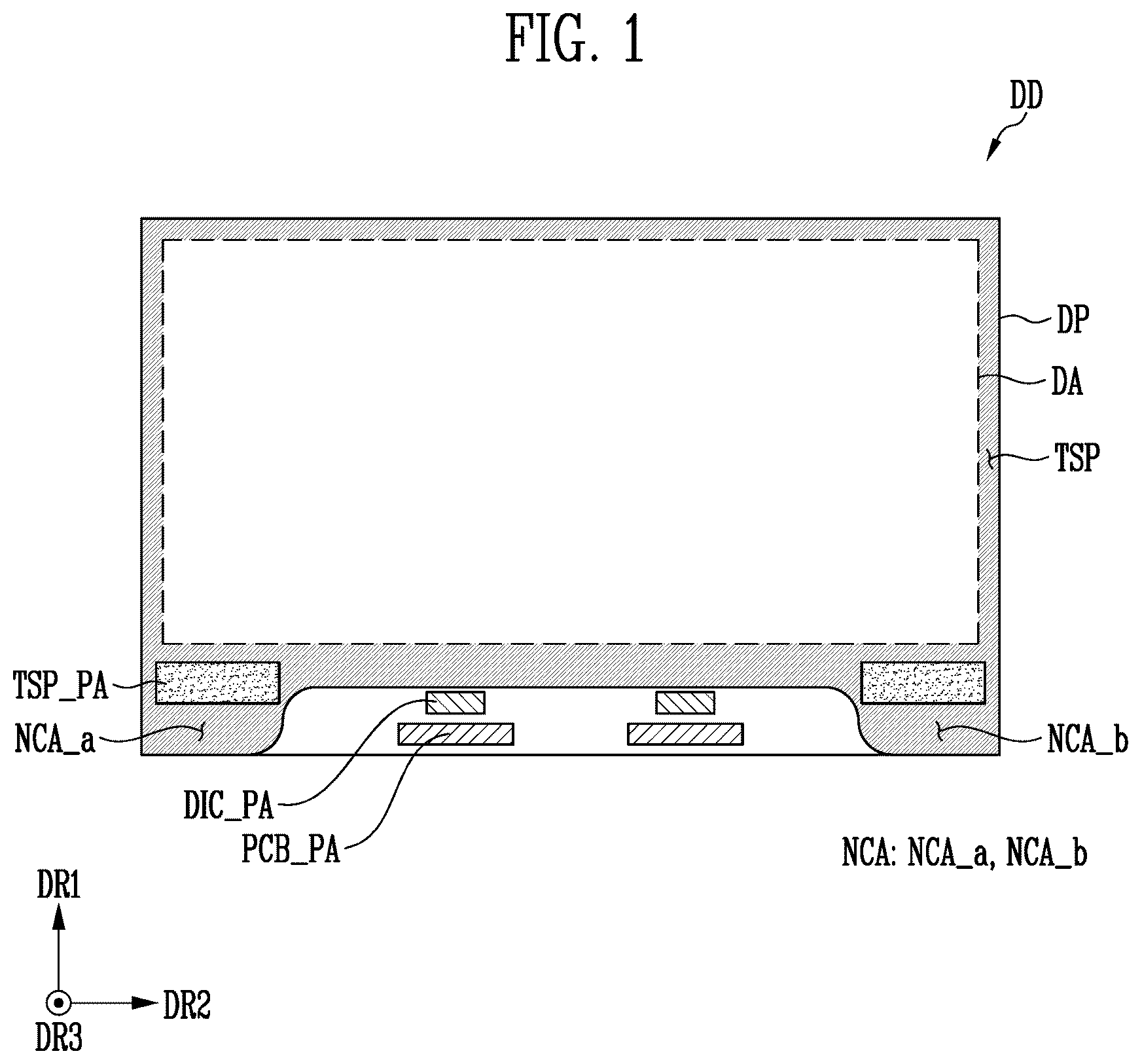 Patent US12568590 — Display device and electronic device including the same — Figure 1