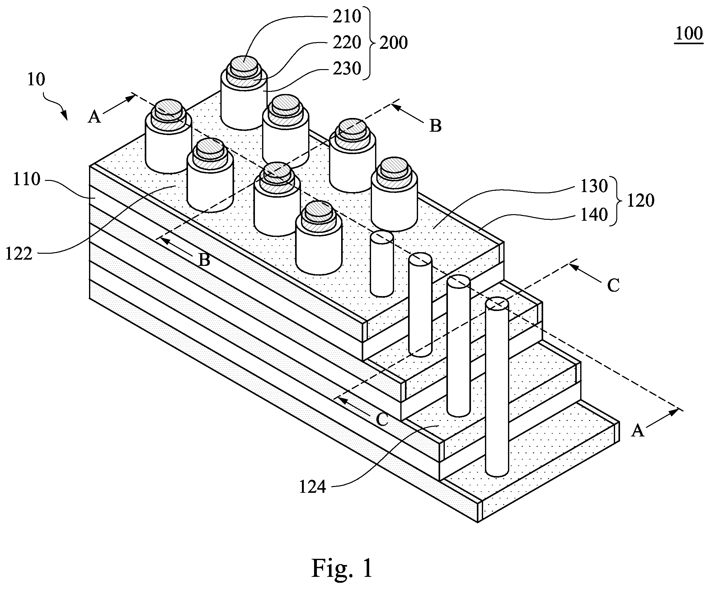 Patent US12568632 — Semiconductor device and method of forming the same — Figure 1