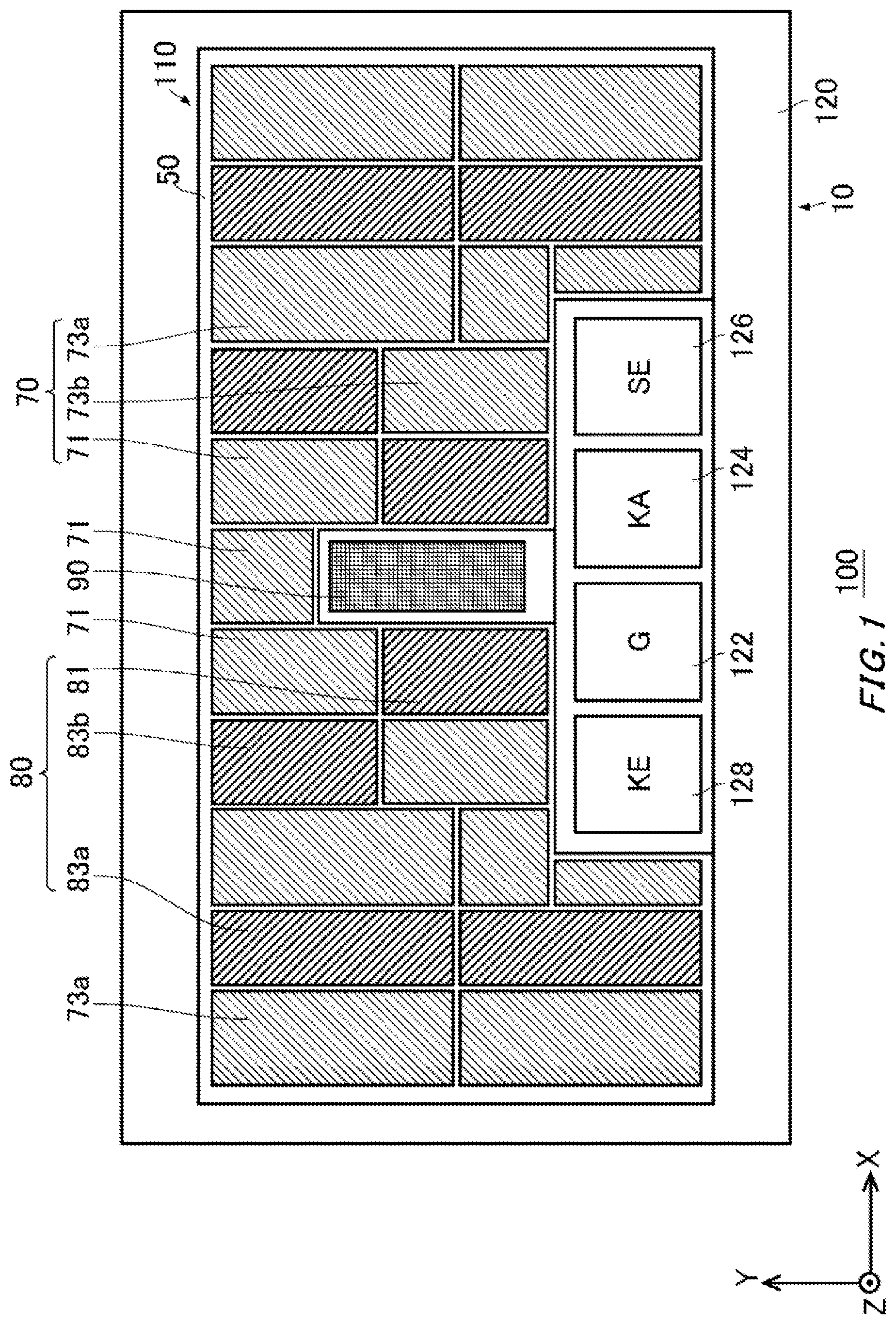 Patent US12568637 — Semiconductor device having a temperature sensor, a transistor, and a diode — Figure 1