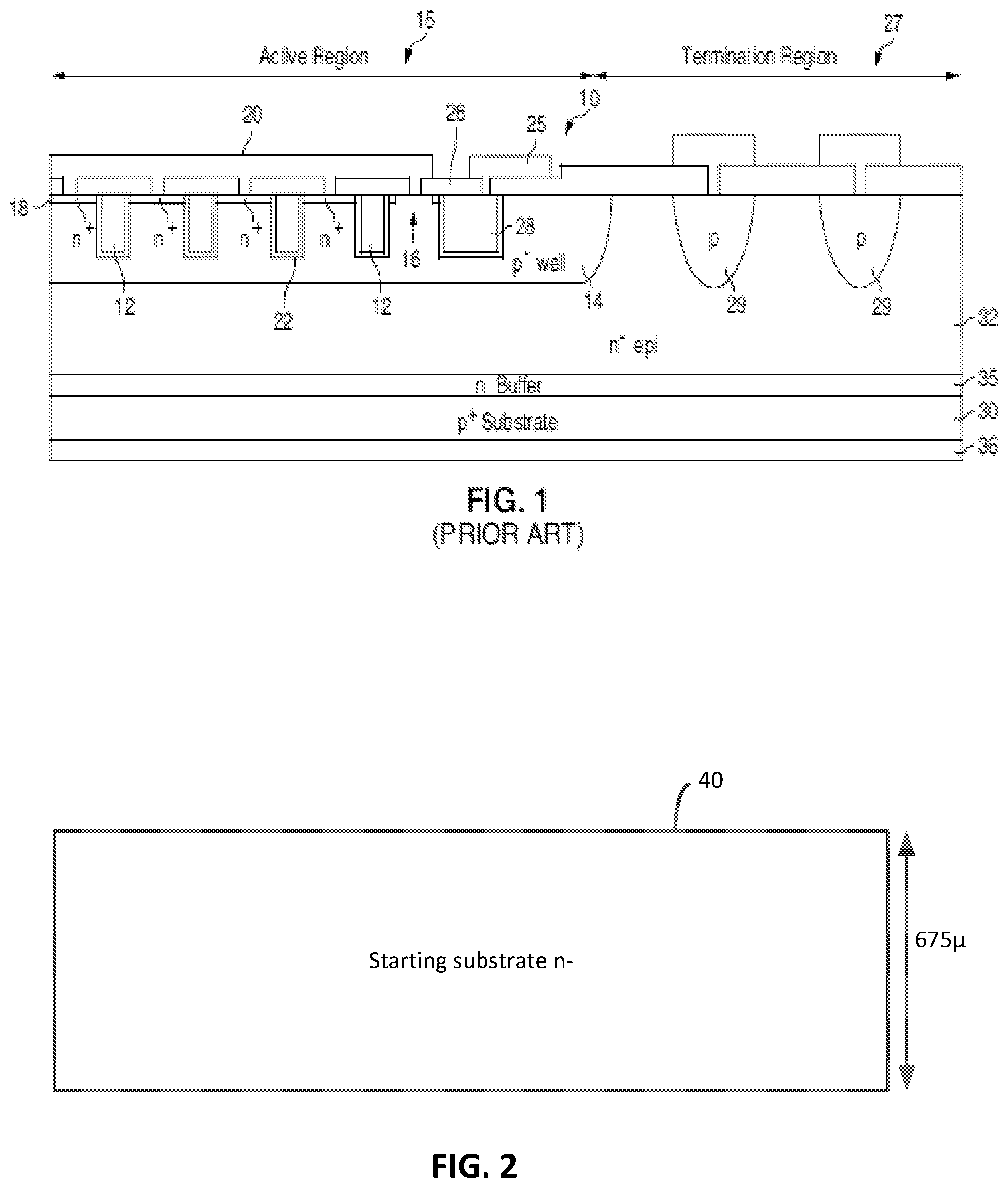Patent US12568639 — Insulated gate power device with epitaxially grown substrate layers — Figure 1