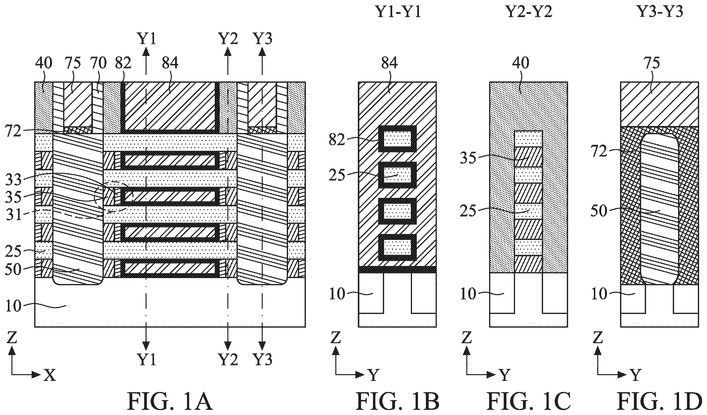 Patent US12568640 — Multi-gate devices with multi-layer inner spacers and fabrication methods thereof — Figure 1