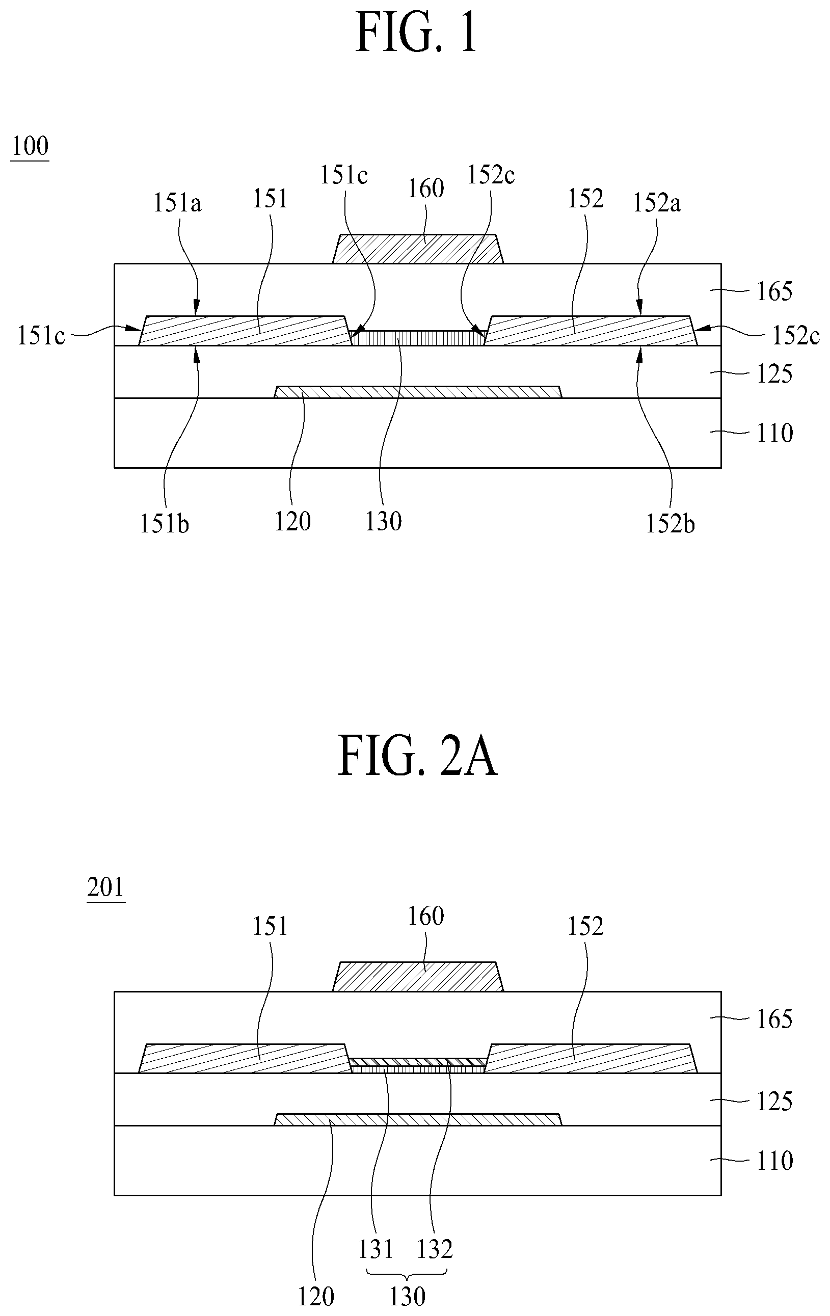 Patent US12568649 — Thin film transistor, fabricating method thereof and display device comprising the same — Figure 1