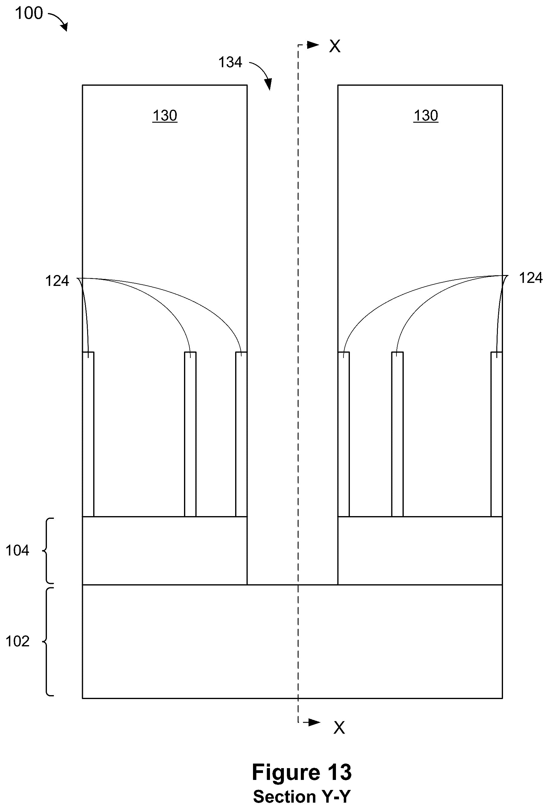 Patent US12568661 Figure 13 – Self-aligned backside trench epitaxy for low contact resistivity