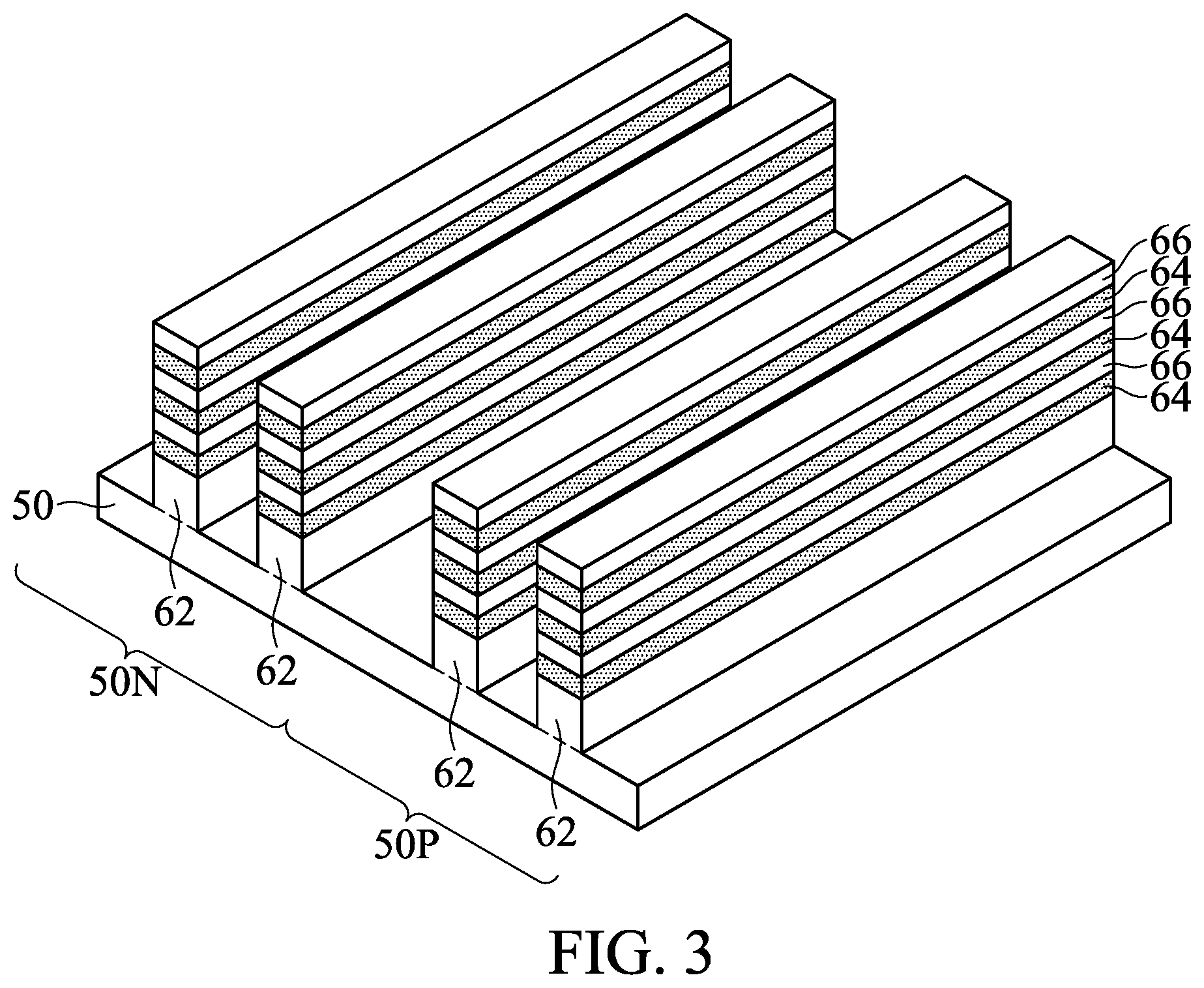 Patent US12568662 Figure 3 – Semiconductor devices and methods of forming the same