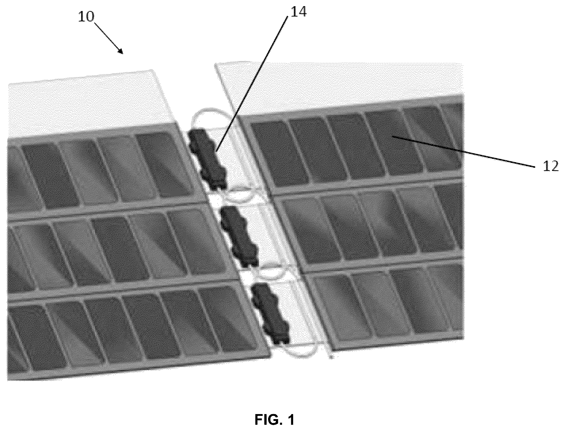 Patent US12568694 — Photovoltaic module with a laminated potted printed circuit board — Figure 1