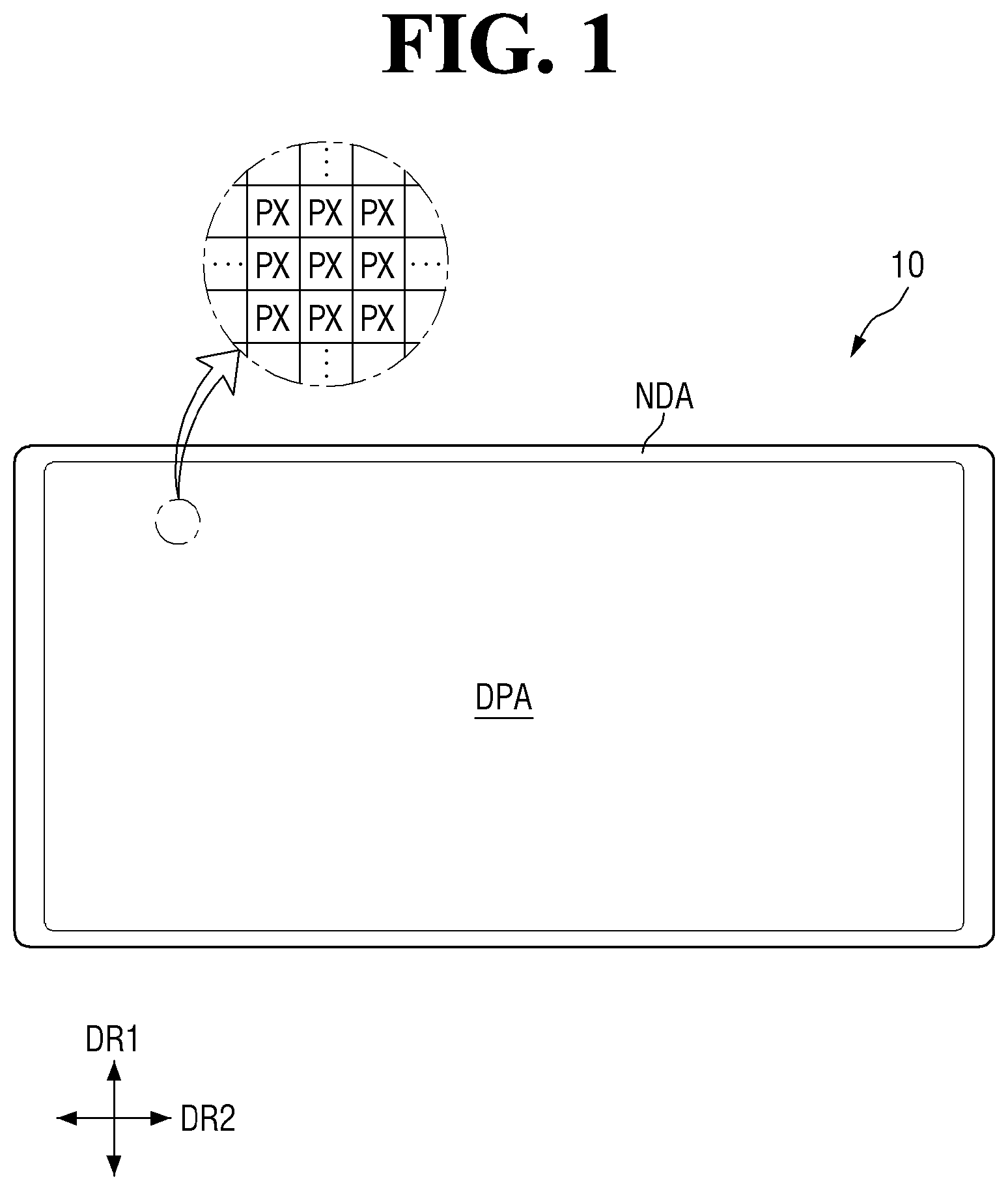 Patent US12568718 Figure 1 – Display device having alignment electrodes and method of fabricating the same