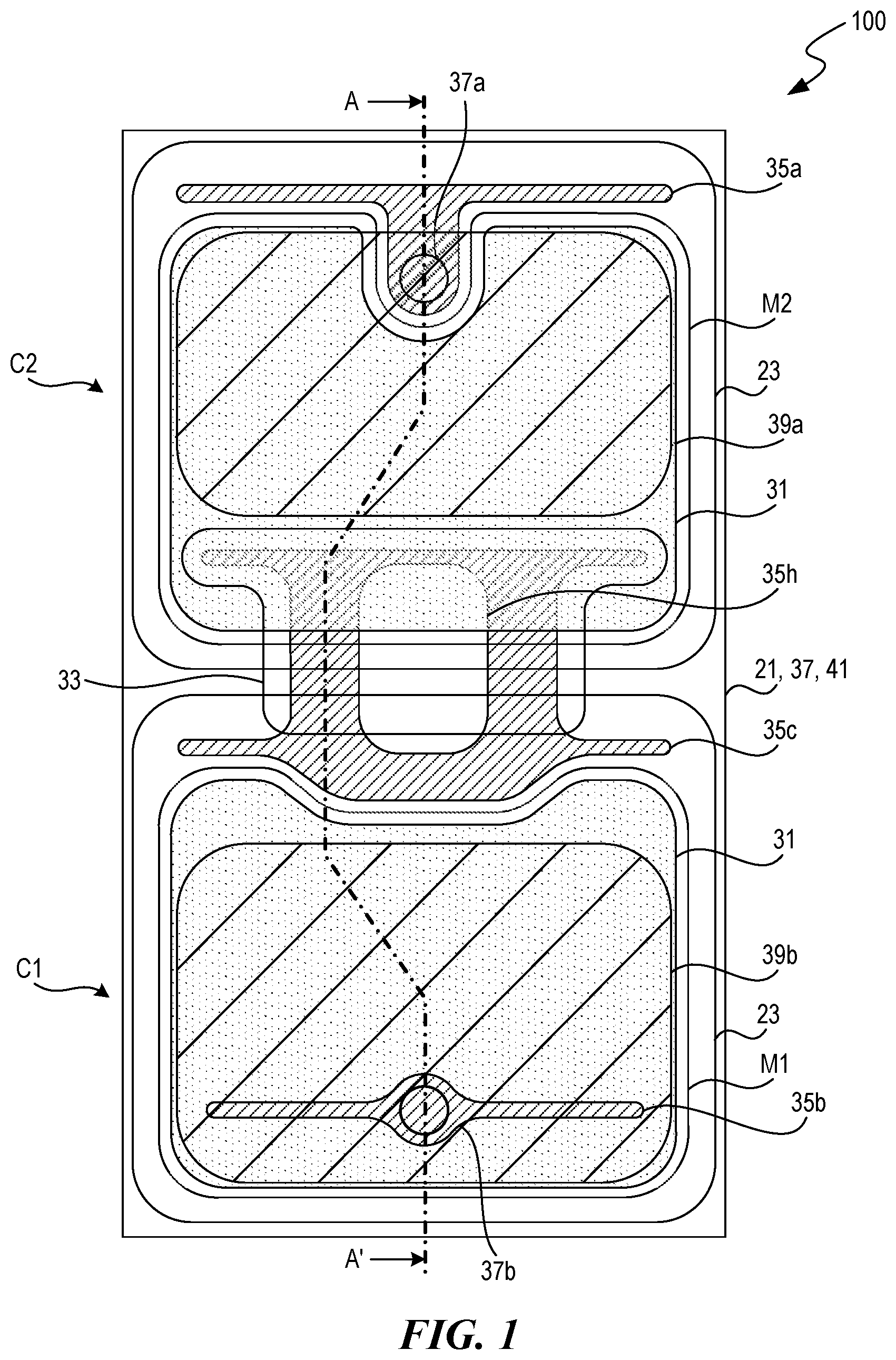 Patent US12568720 — Light emitting diode and display apparatus having the same — Figure 1