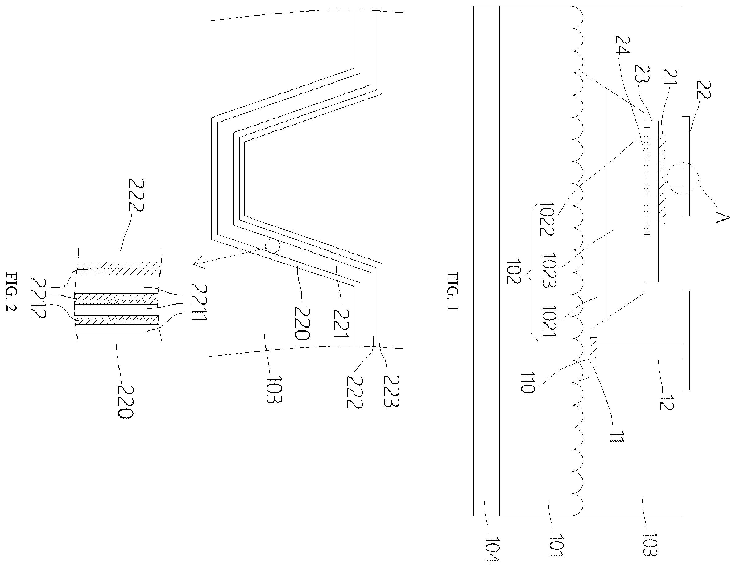 Patent US12568725 — LED chip and light emitting device — Figure 1