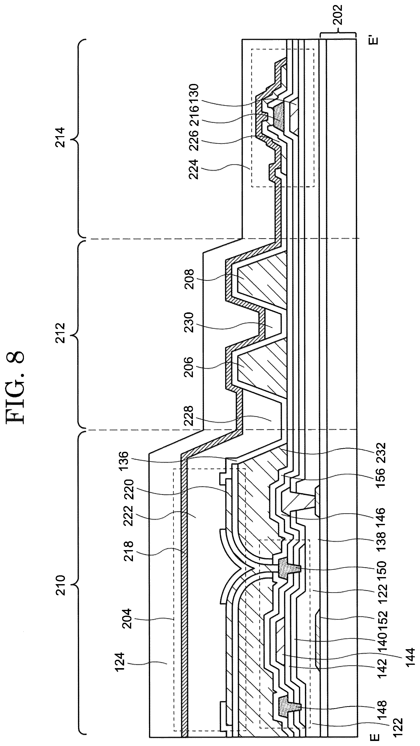 Patent US12568729 Figure 8 – Organic photodiode device