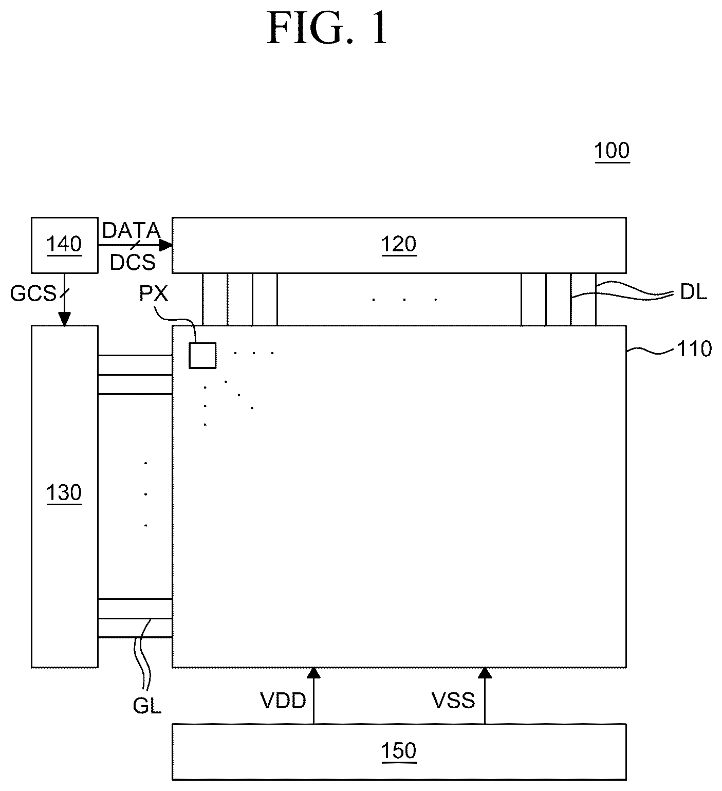 Patent US12568743 — Pixel and display device having the same — Figure 1