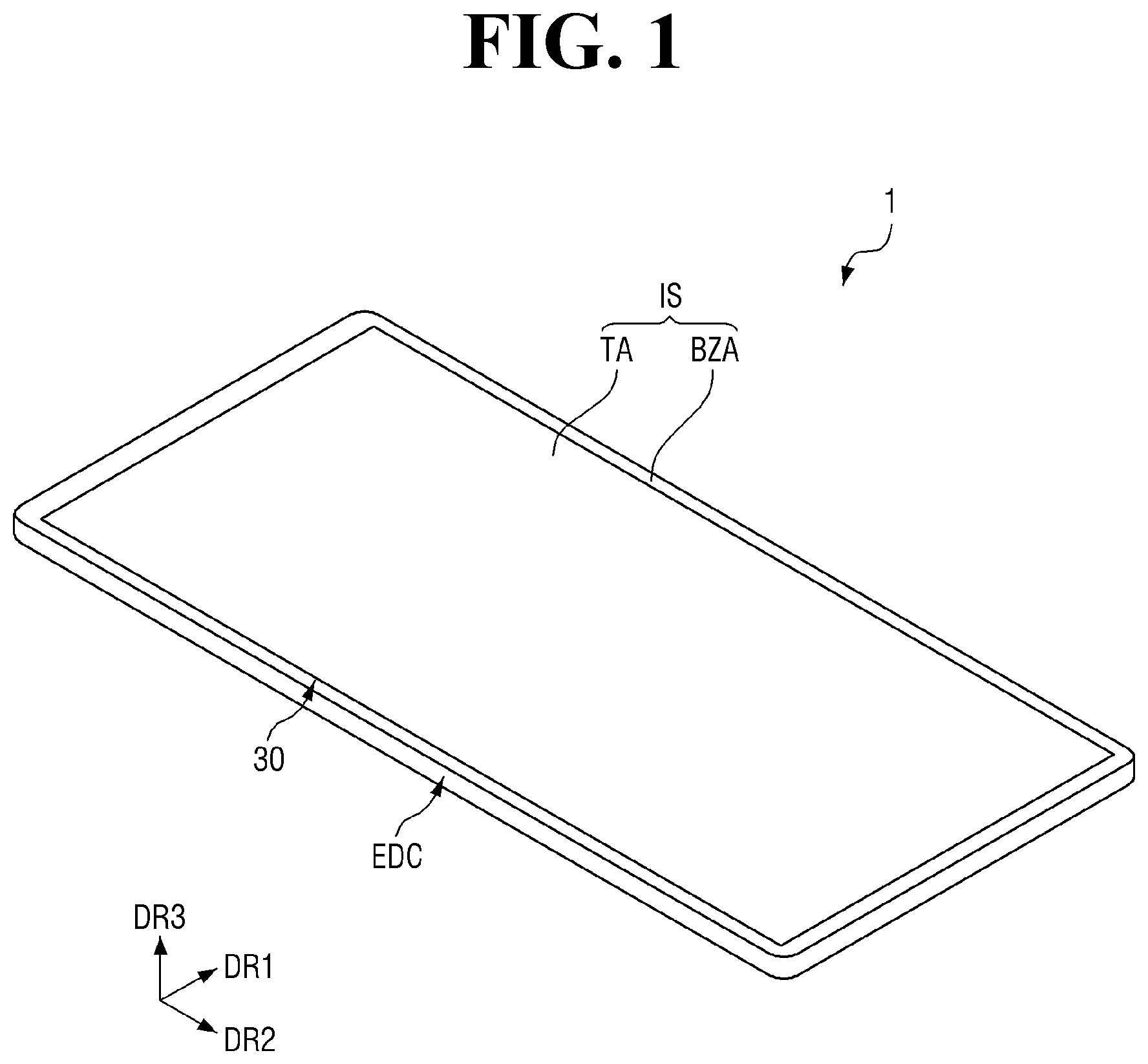 Patent US12568747 — Display device including display panel and imrpoved cover panel configuration — Figure 1