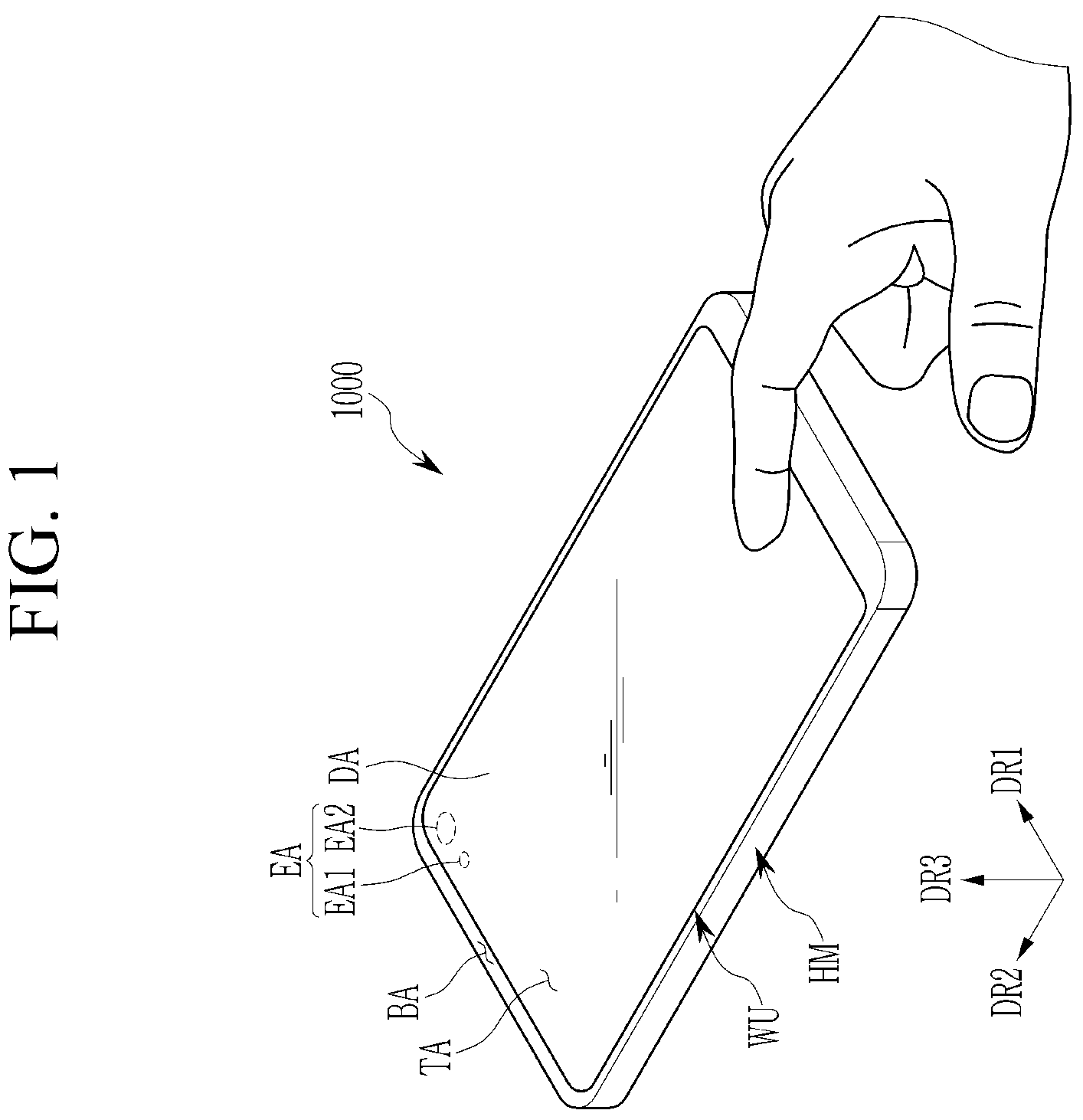 Patent US12568749 Figure 1 – Display device