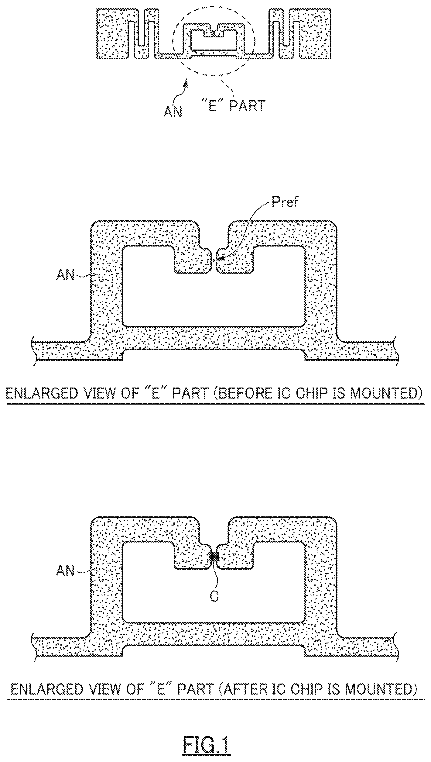 Patent US12568787 — IC chip mounting device and IC chip mounting method — Figure 1