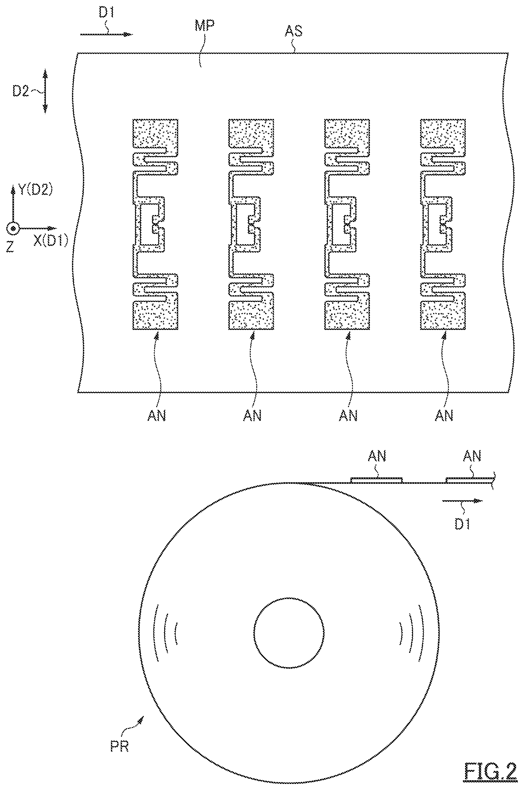 Patent US12568787 Figure 2 – IC chip mounting device and IC chip mounting method