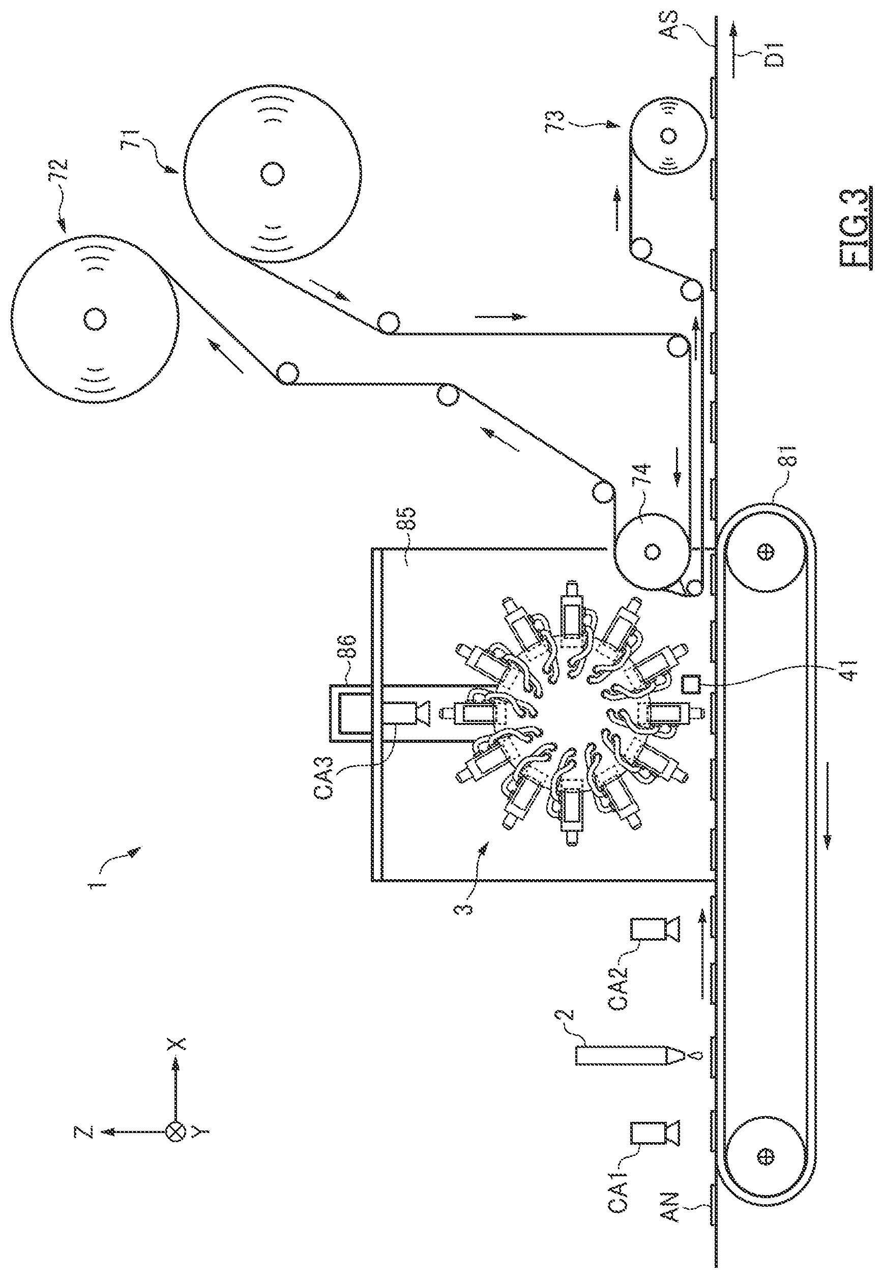 Patent US12568787 Figure 3 – IC chip mounting device and IC chip mounting method