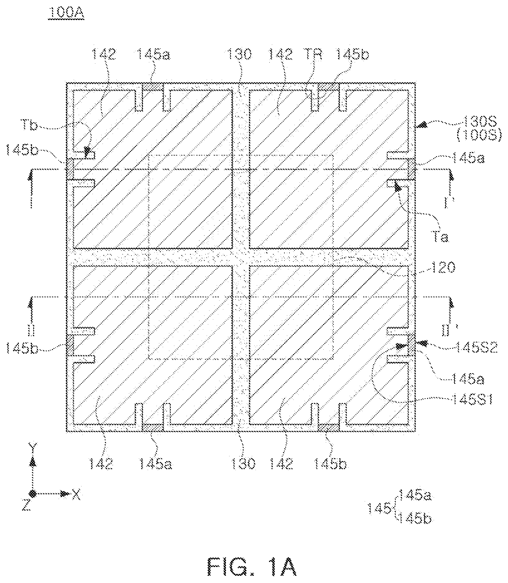 Patent US12568825 — Semiconductor package and method of manufacturing semiconductor package — Figure 1