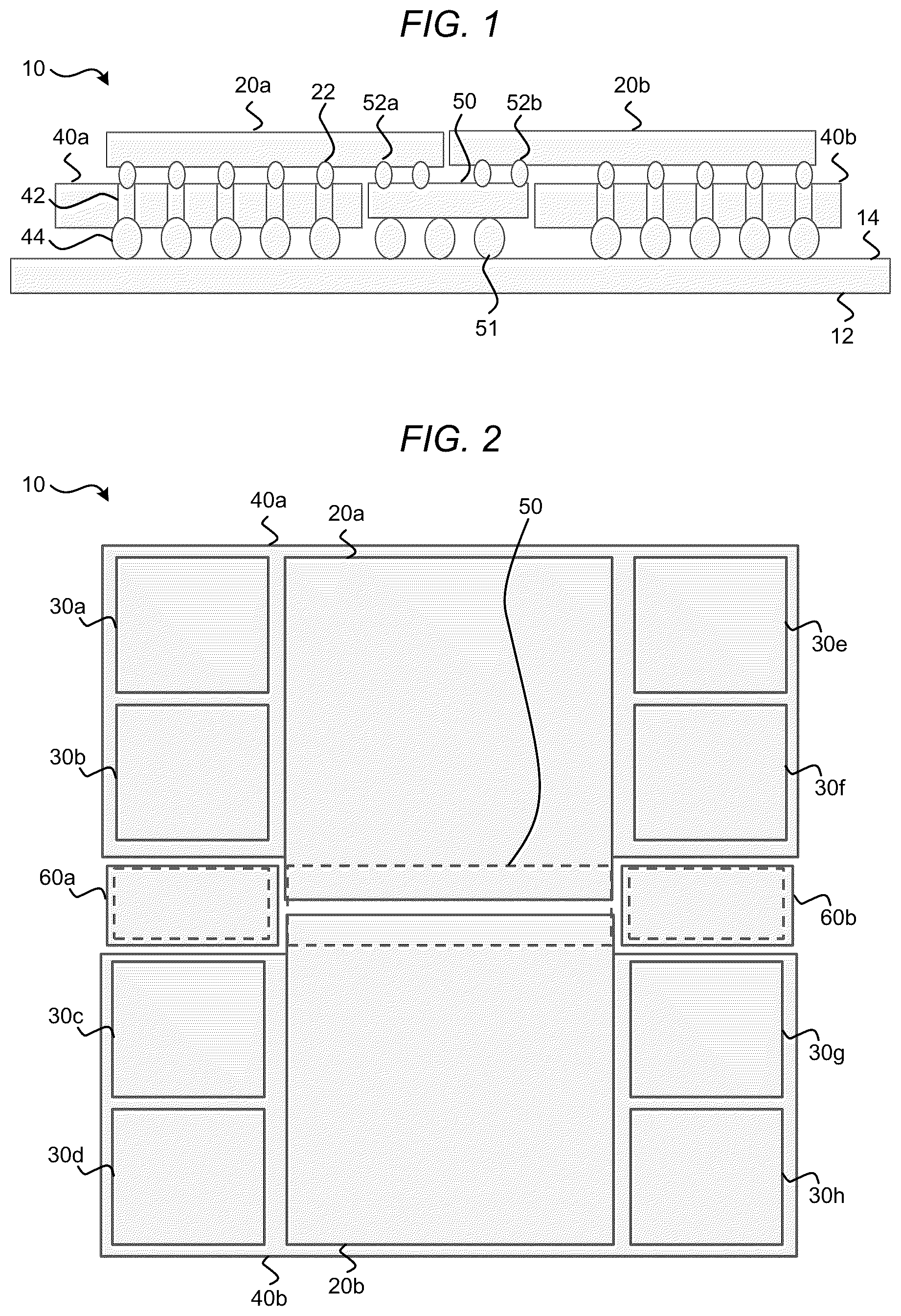 Patent US12568834 — Active silicon D2D bridge — Figure 1