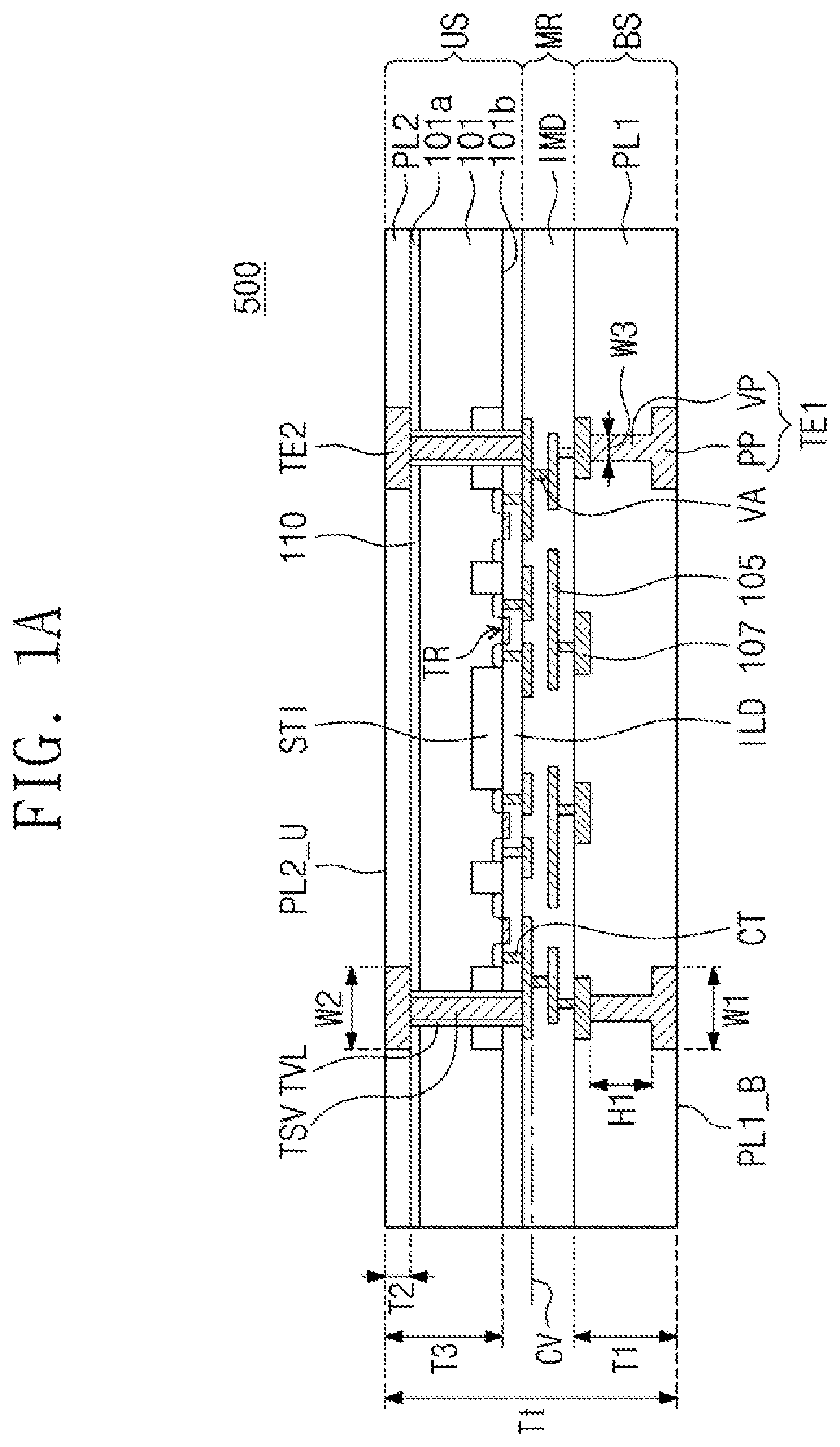 Patent US12568837 — Semiconductor chip, semiconductor package including the same, and method of fabricating the same — Figure 1