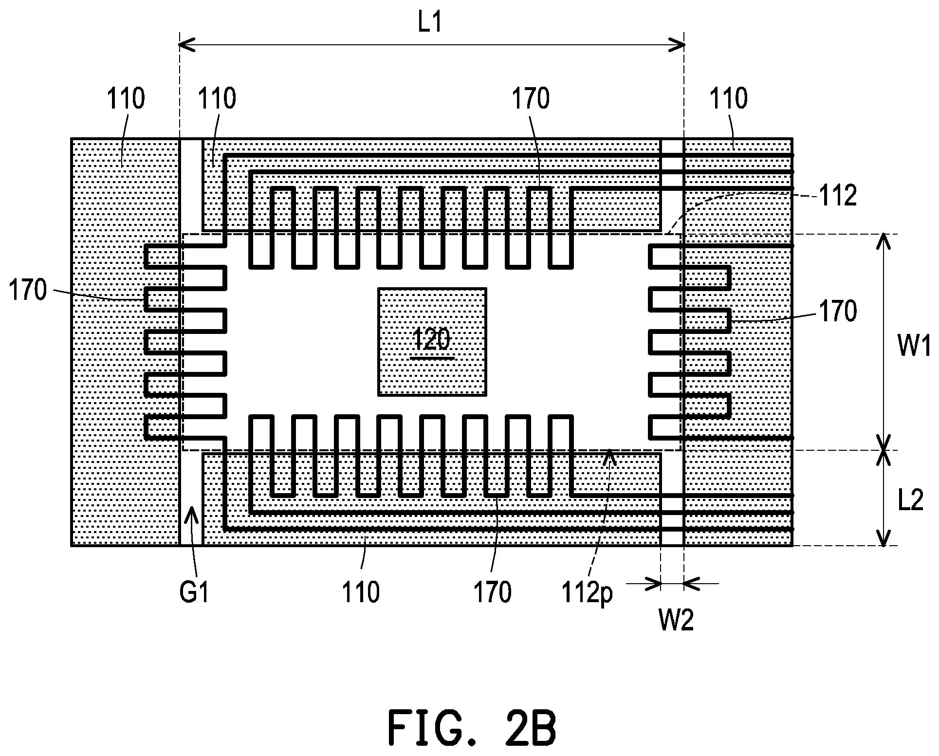 Patent US12568854 Figure 7 – Semiconductor packages having semiconductor blocks surrounding semiconductor device