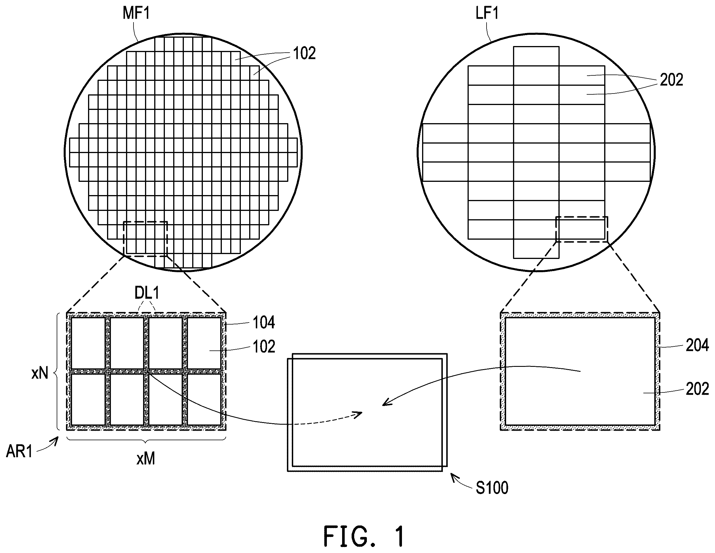 Patent US12568862 Figure 1 – Stacked semiconductor device and method of fabricating the same