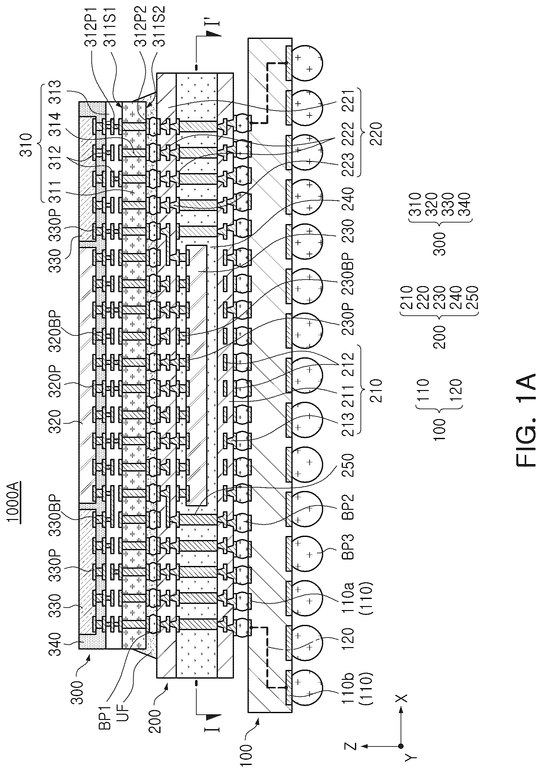 Patent US12568865 — Semiconductor package — Figure 1