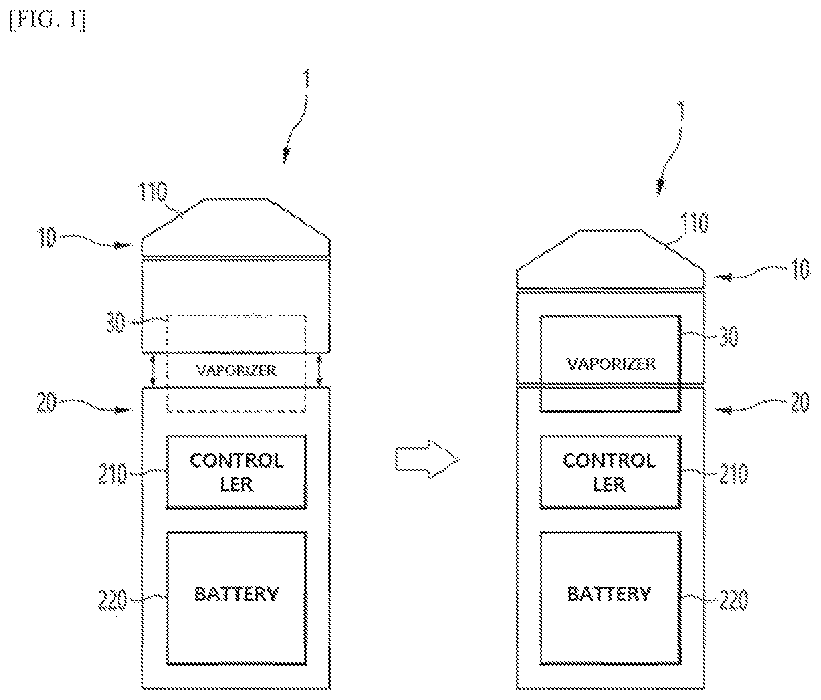 Patent US12569006 — Ultrasonic-based aerosol generation device — Figure 1
