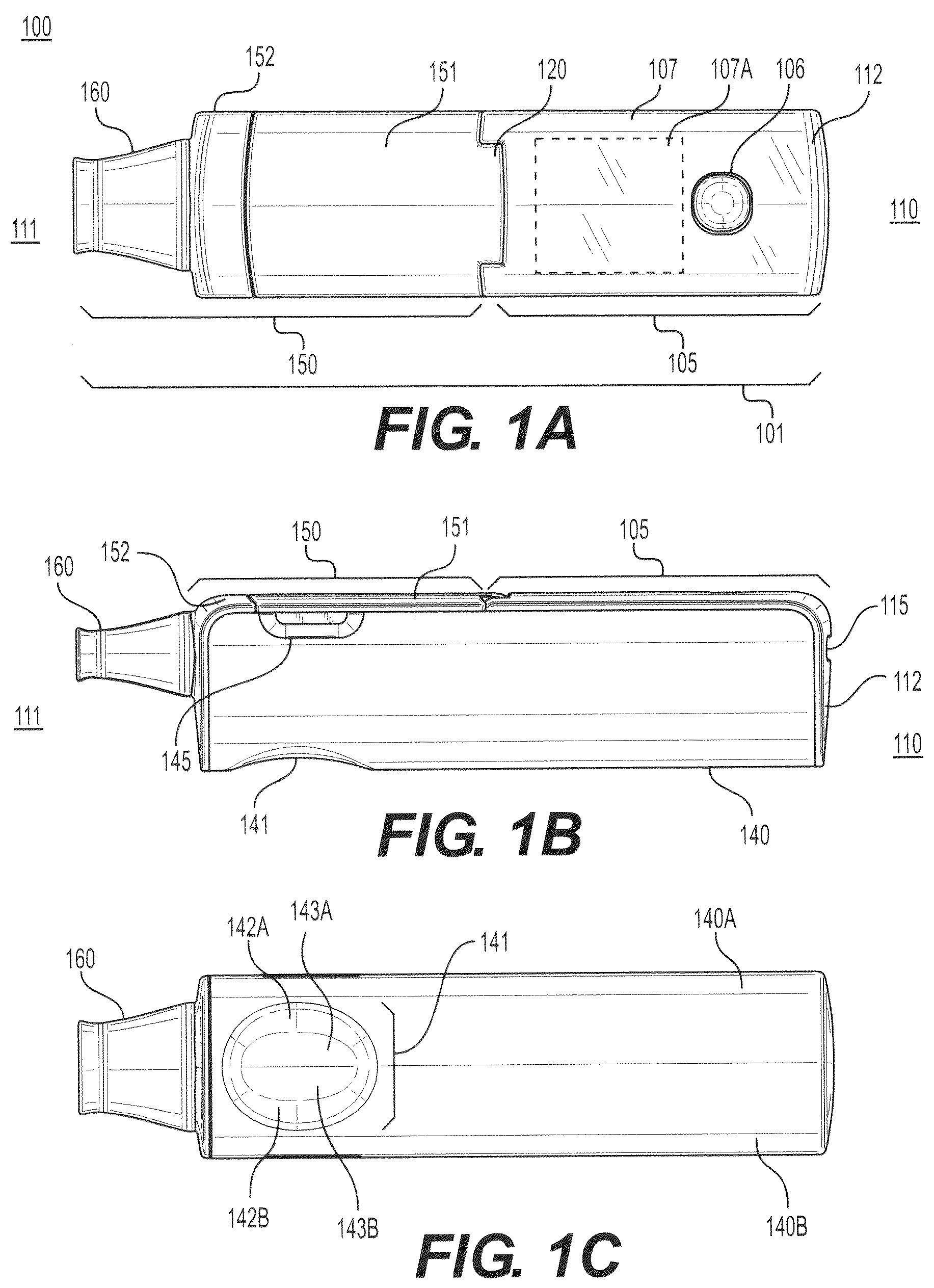 Patent US12569008 — Heat-not-burn (HNB) aerosol generating devices and capsules — Figure 1
