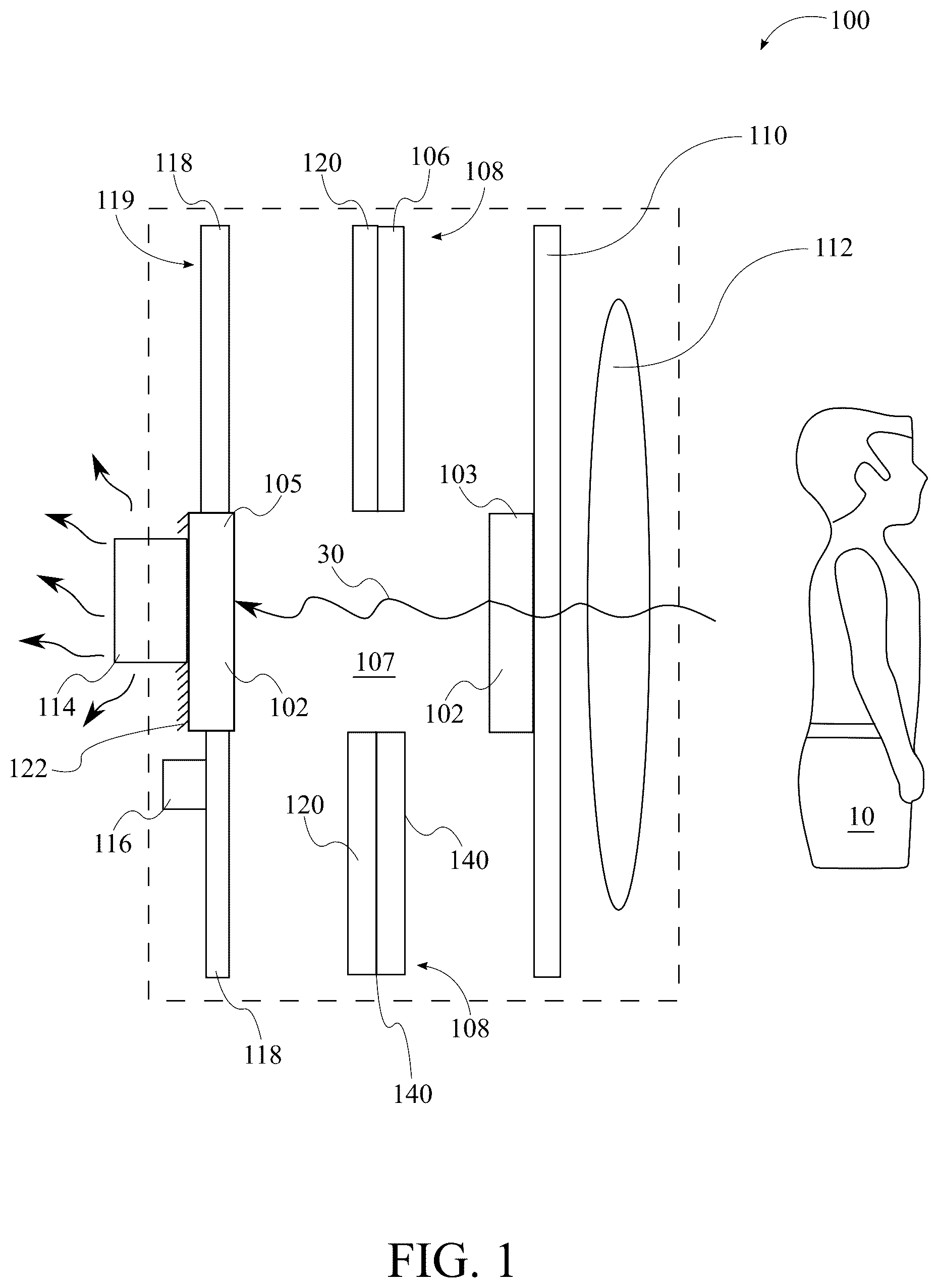 Patent US12569014 — Portable cooling device — Figure 1
