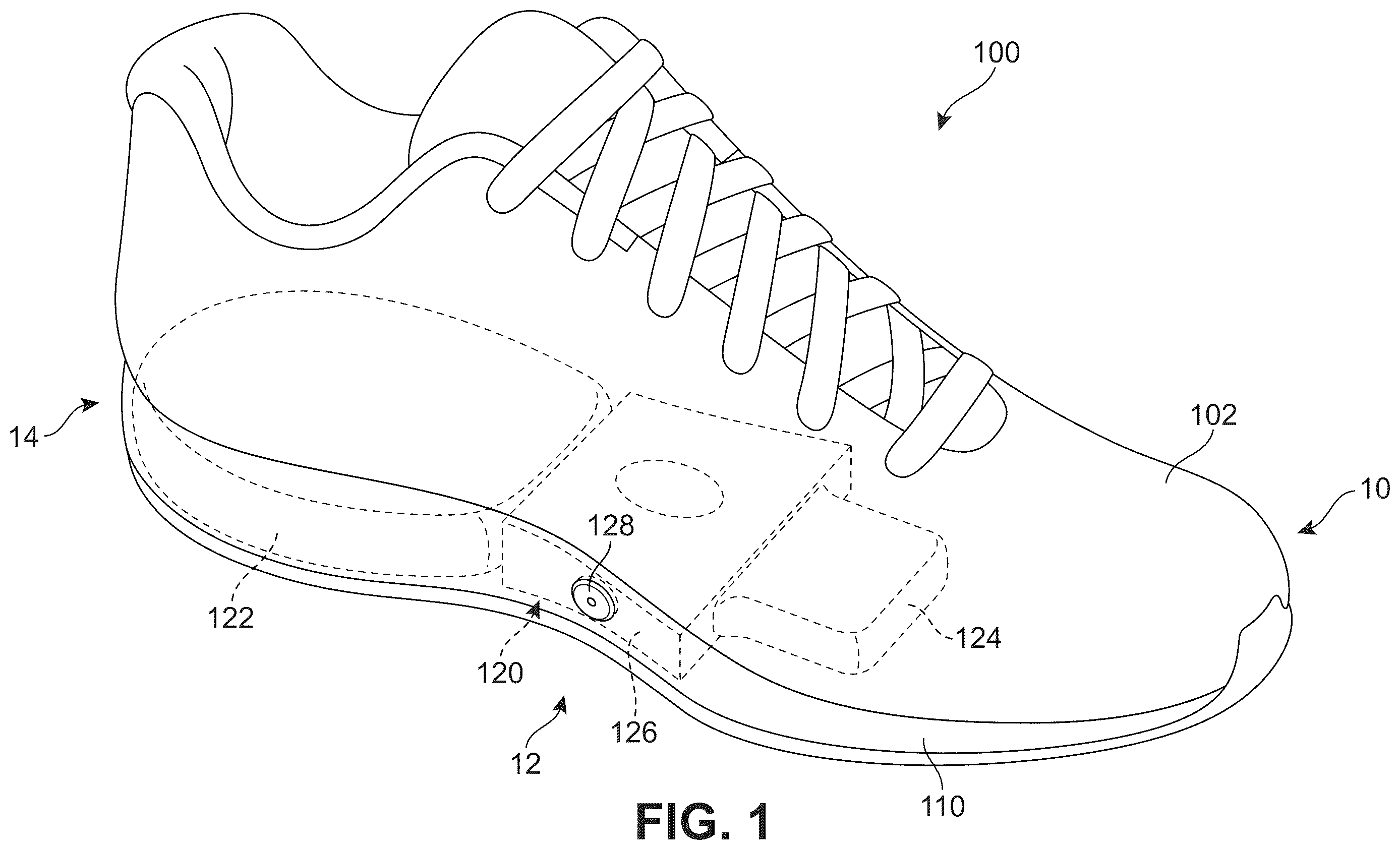 Patent US12569032 — Electronically controlled bladder assembly — Figure 1